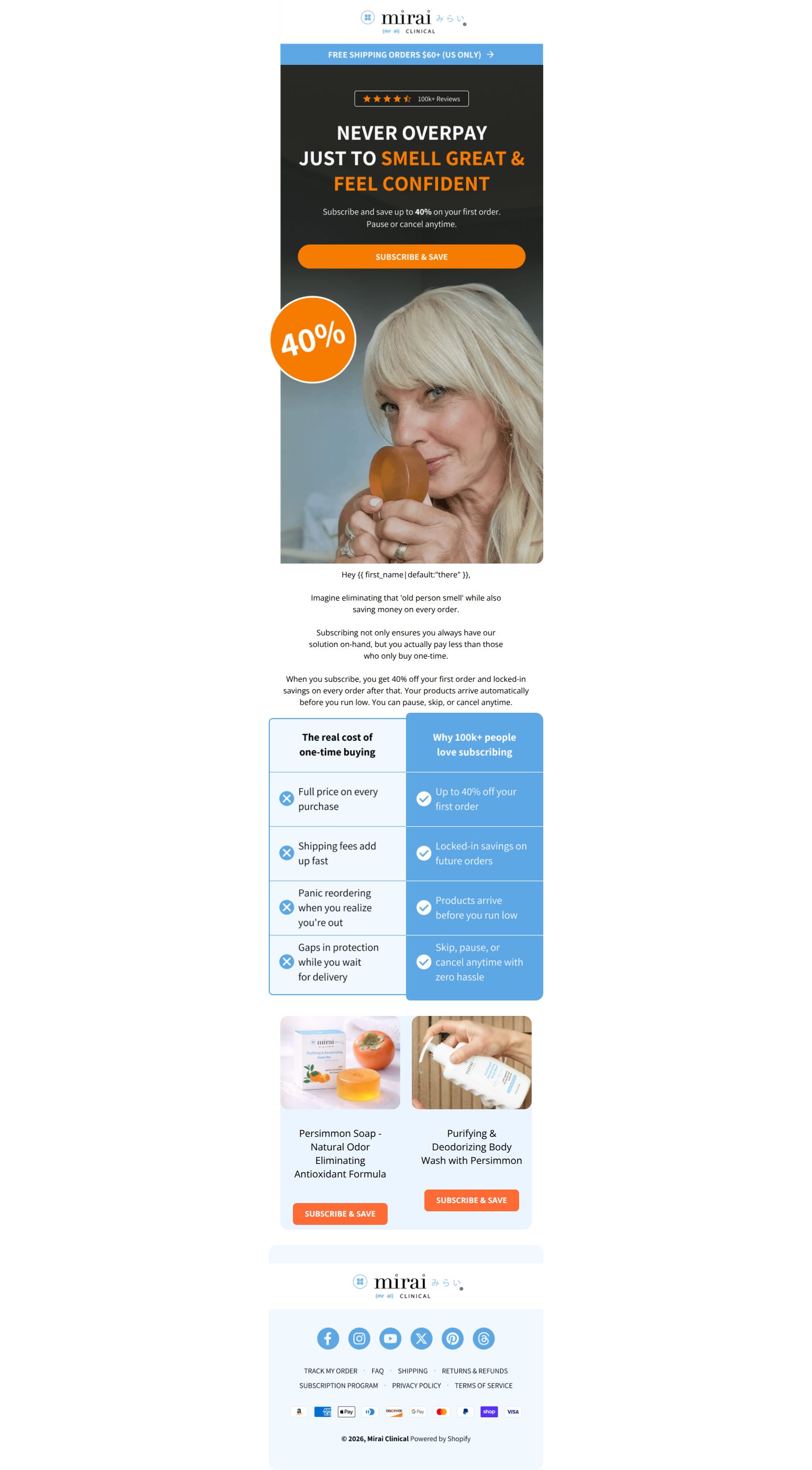Email design: Figma Magic for Nami Matcha