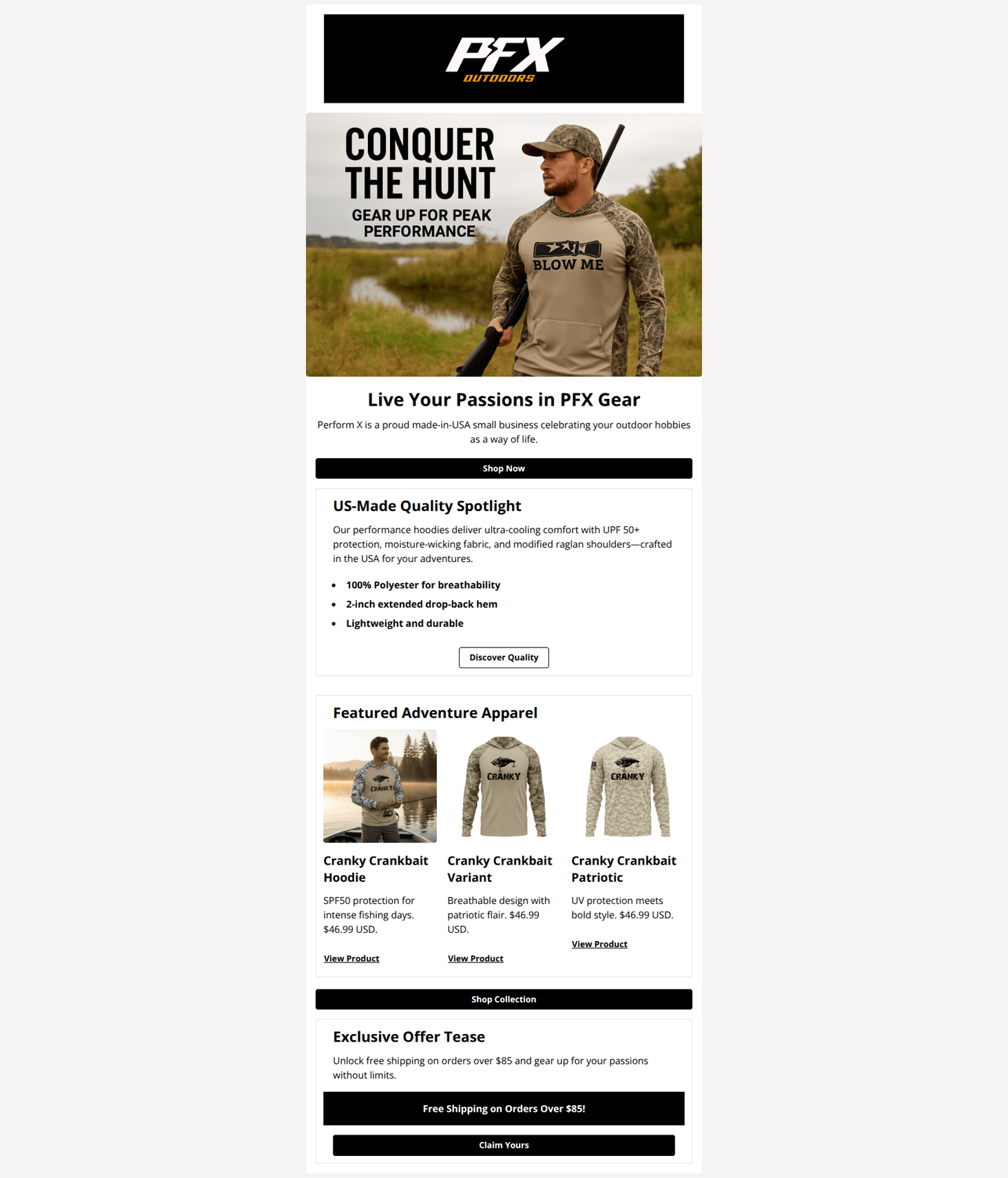 Email design: Gear Up for Your Next Adventure! π²