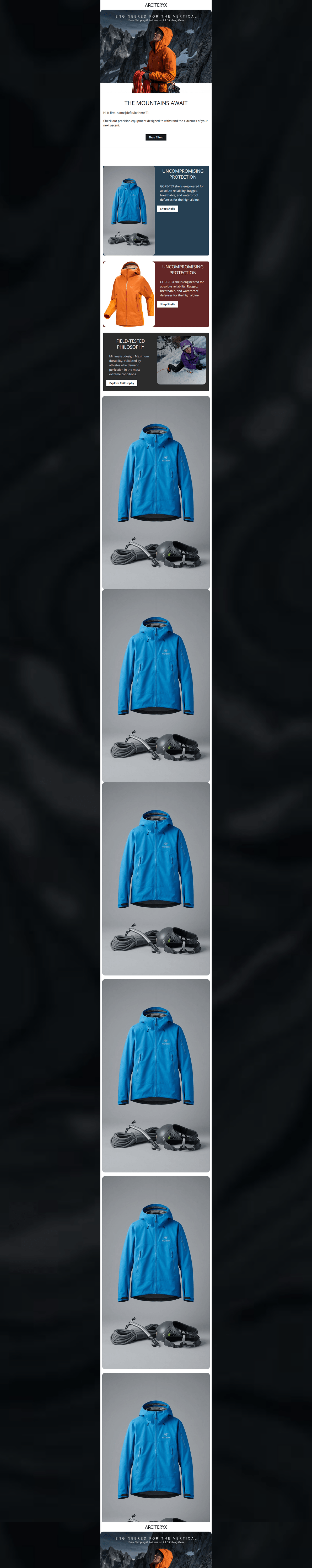 Email design: Prepare for your next objective.