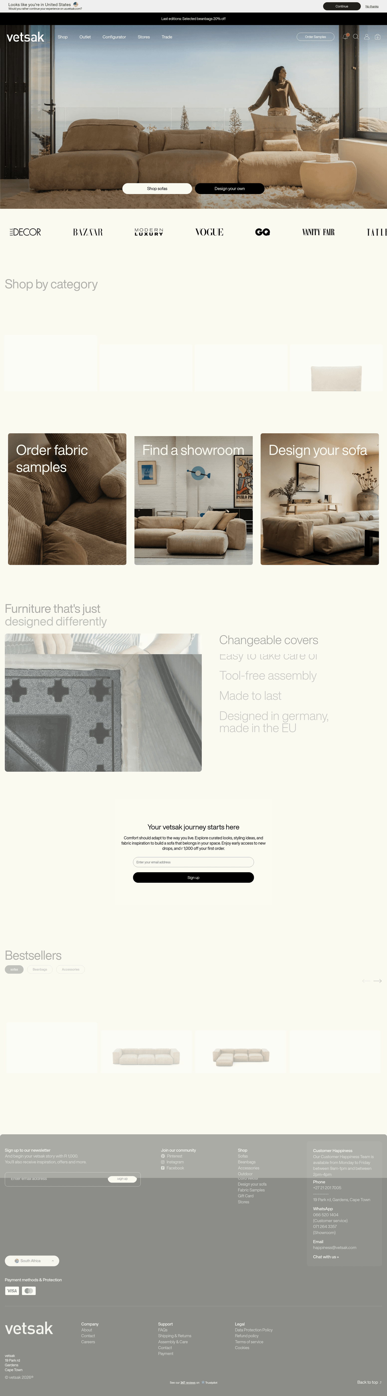 Screenshot of vetsak