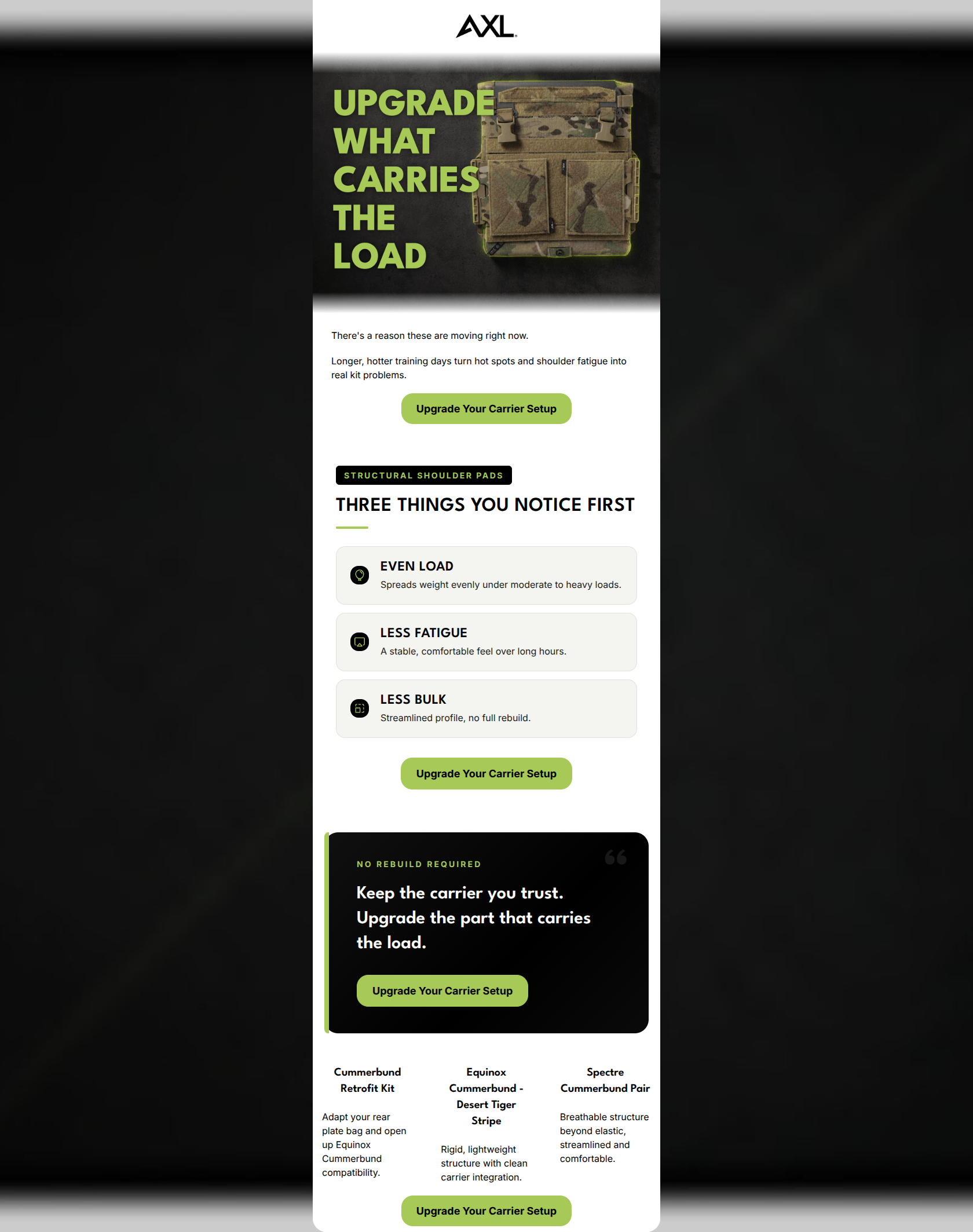 Email design: This Summer Upgrade Is Moving Fast.