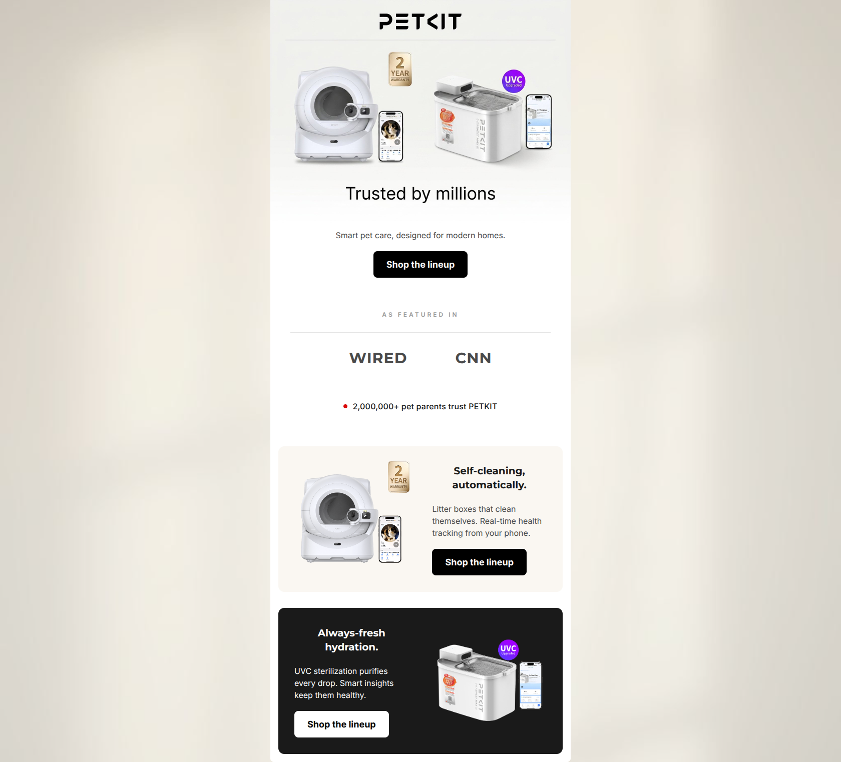 Email design: Why millions of pet parents switched