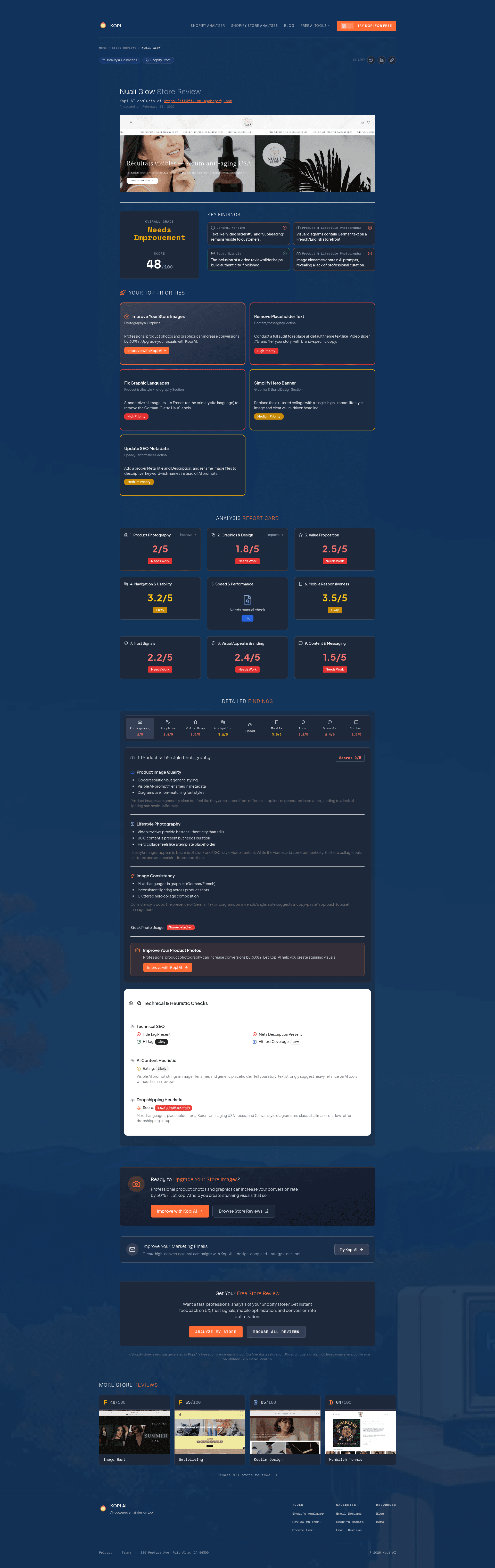 Screenshot of Nuali Glow