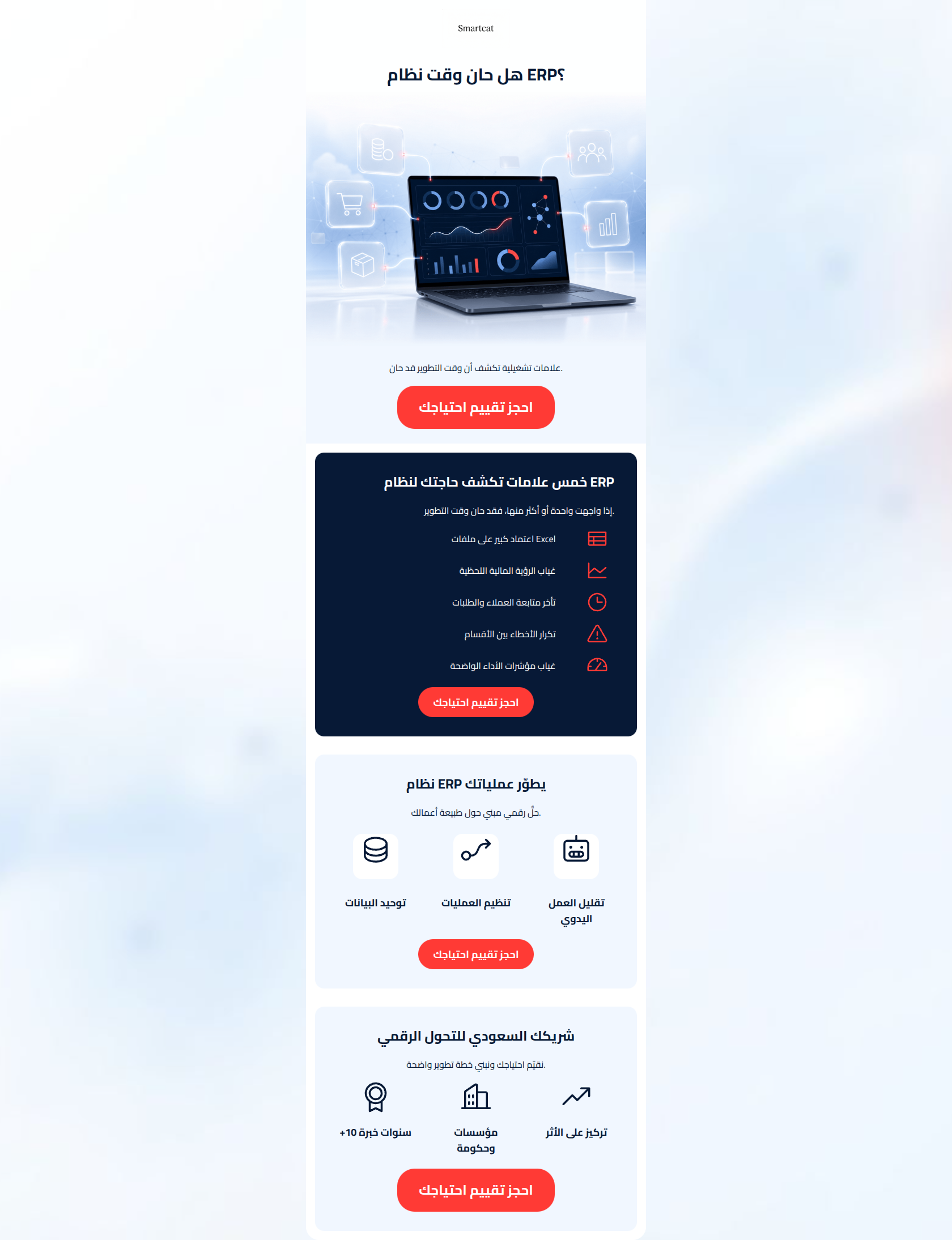Email design: 5 مؤشرات أن شركتك تحتاج نظام ERP