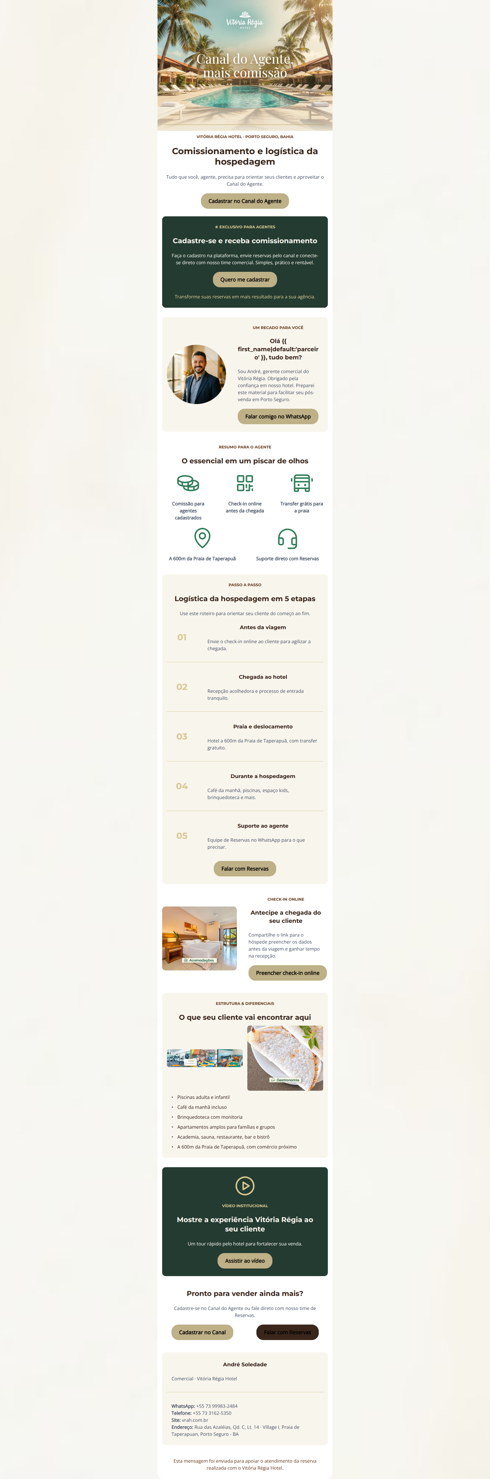 Email design: Cadastre-se no Canal e receba comissionamento