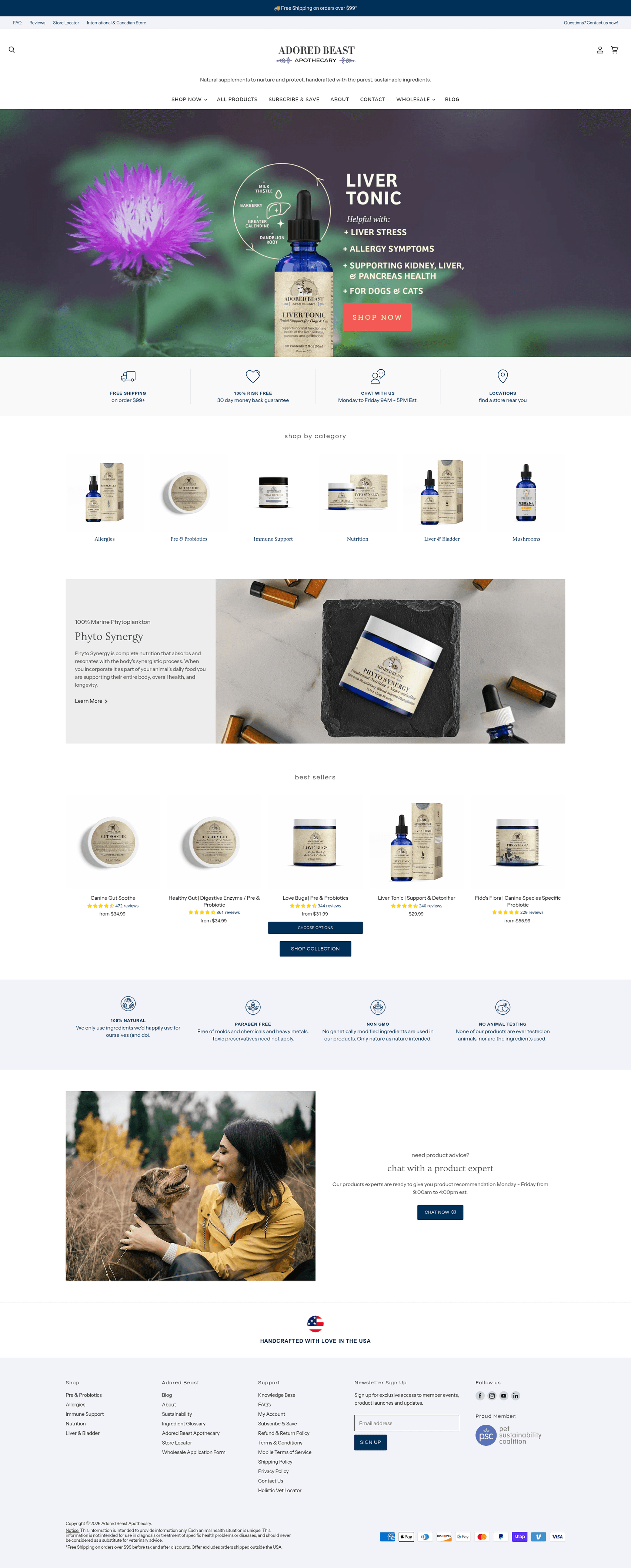 Screenshot of Adored Beast Apothecary