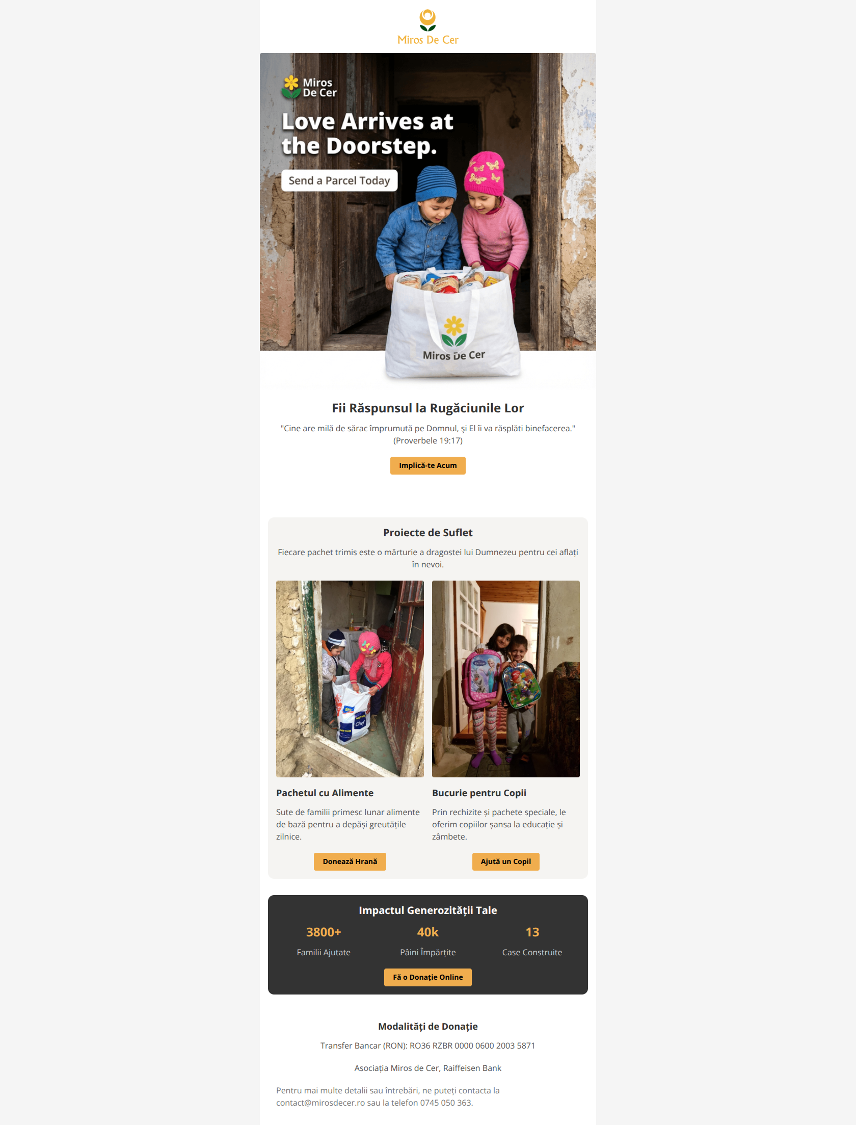 Email design: Testing new email layout