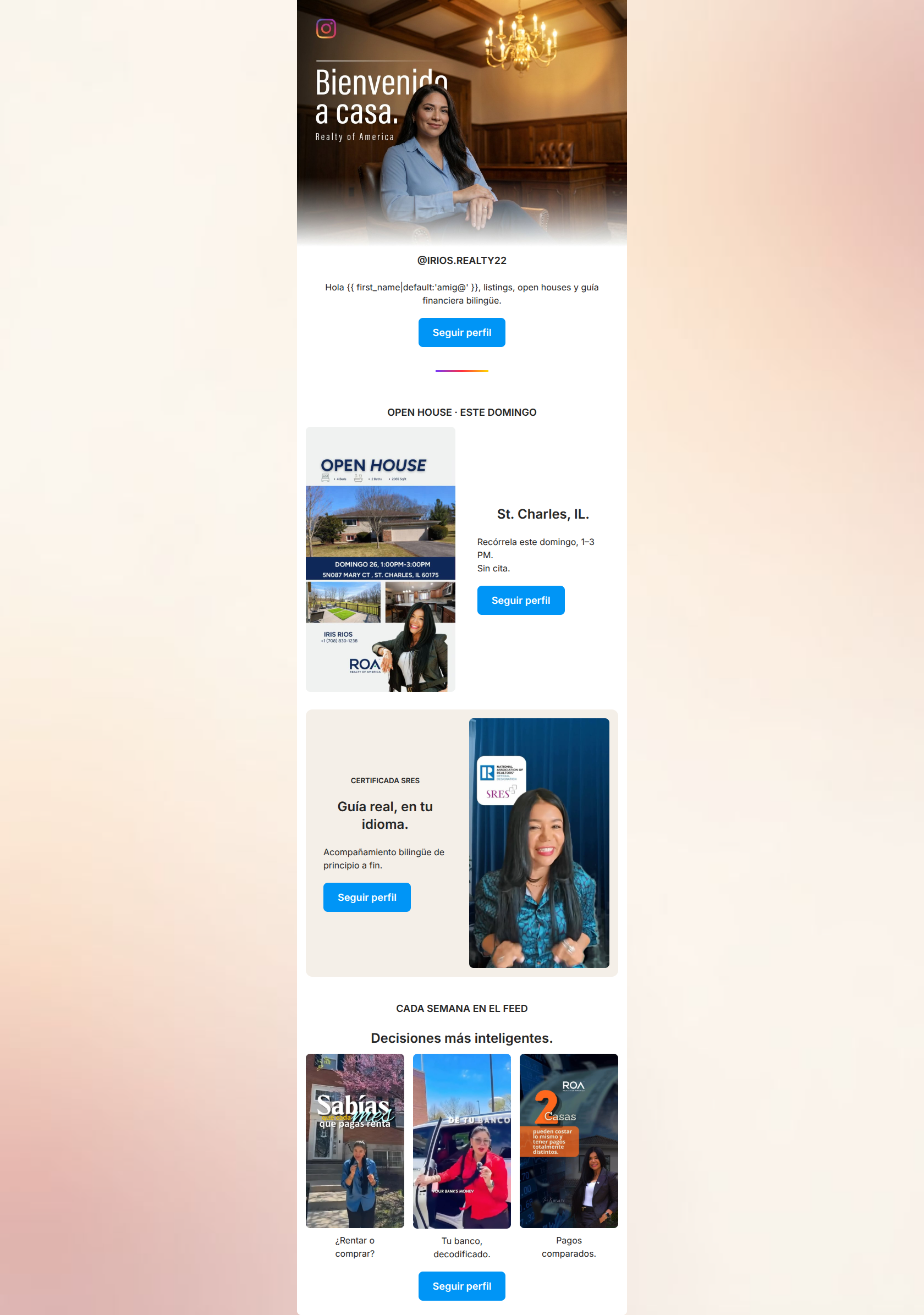 Email design: Tu próxima casa empieza aquí.