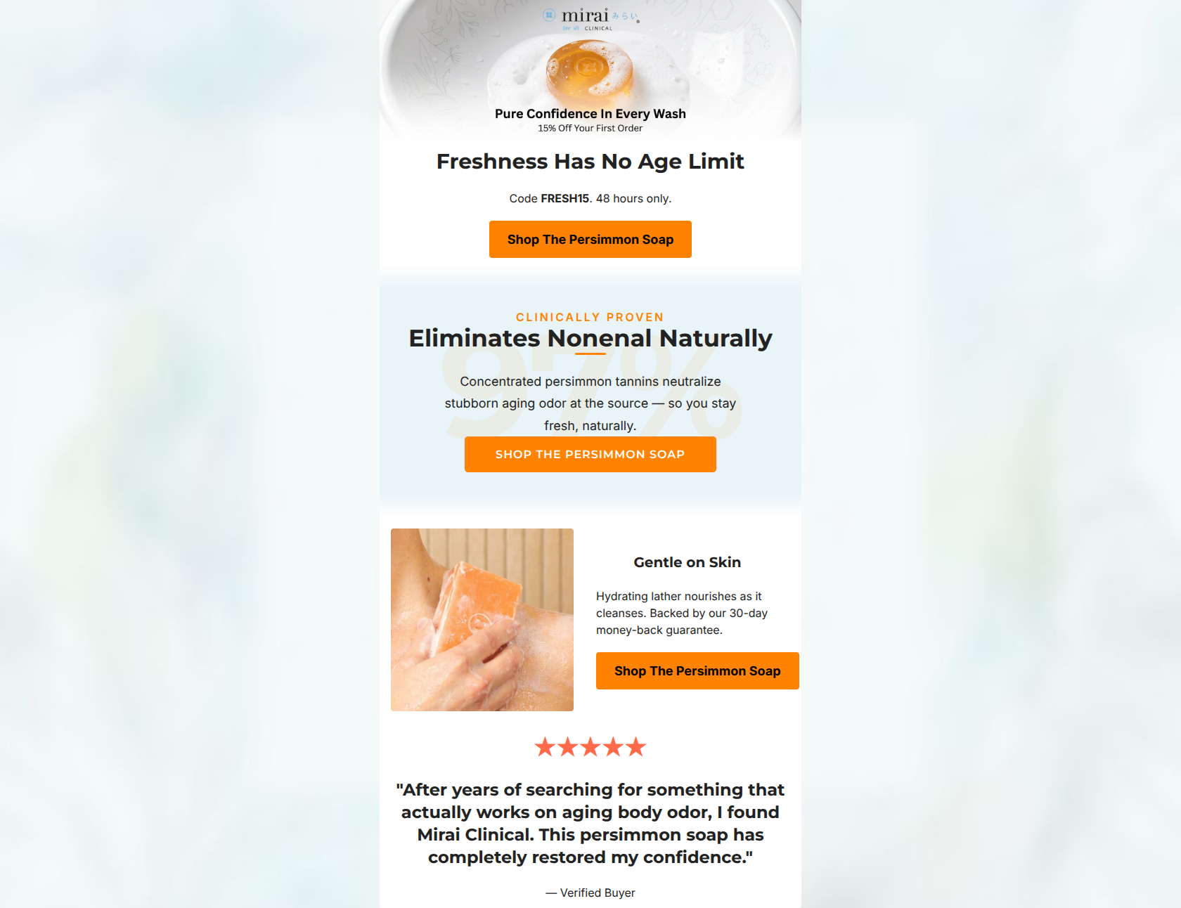 Email design: The secret to age-defying freshness ✨