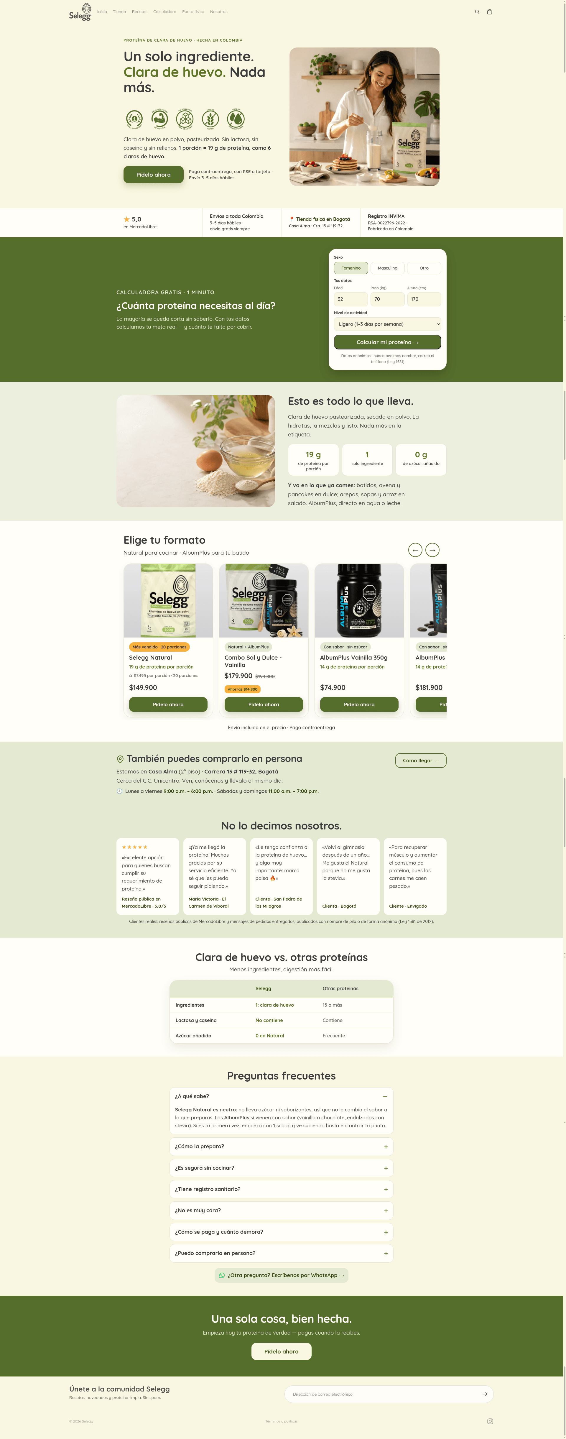 Screenshot of Selegg