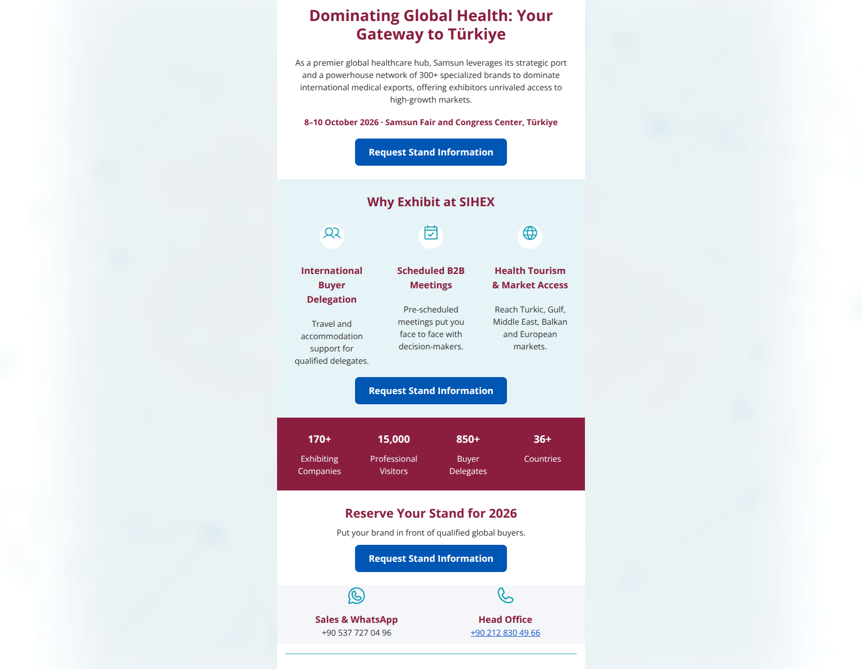 Email design: Sihexexpo: Your Gateway to Innovation