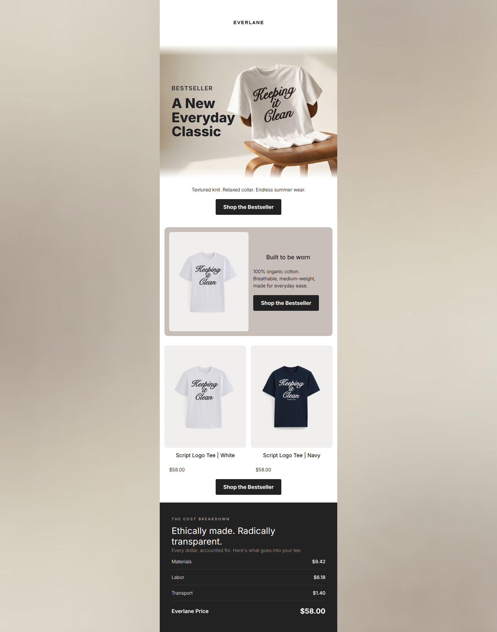 Email design: The polo everyone's reaching for