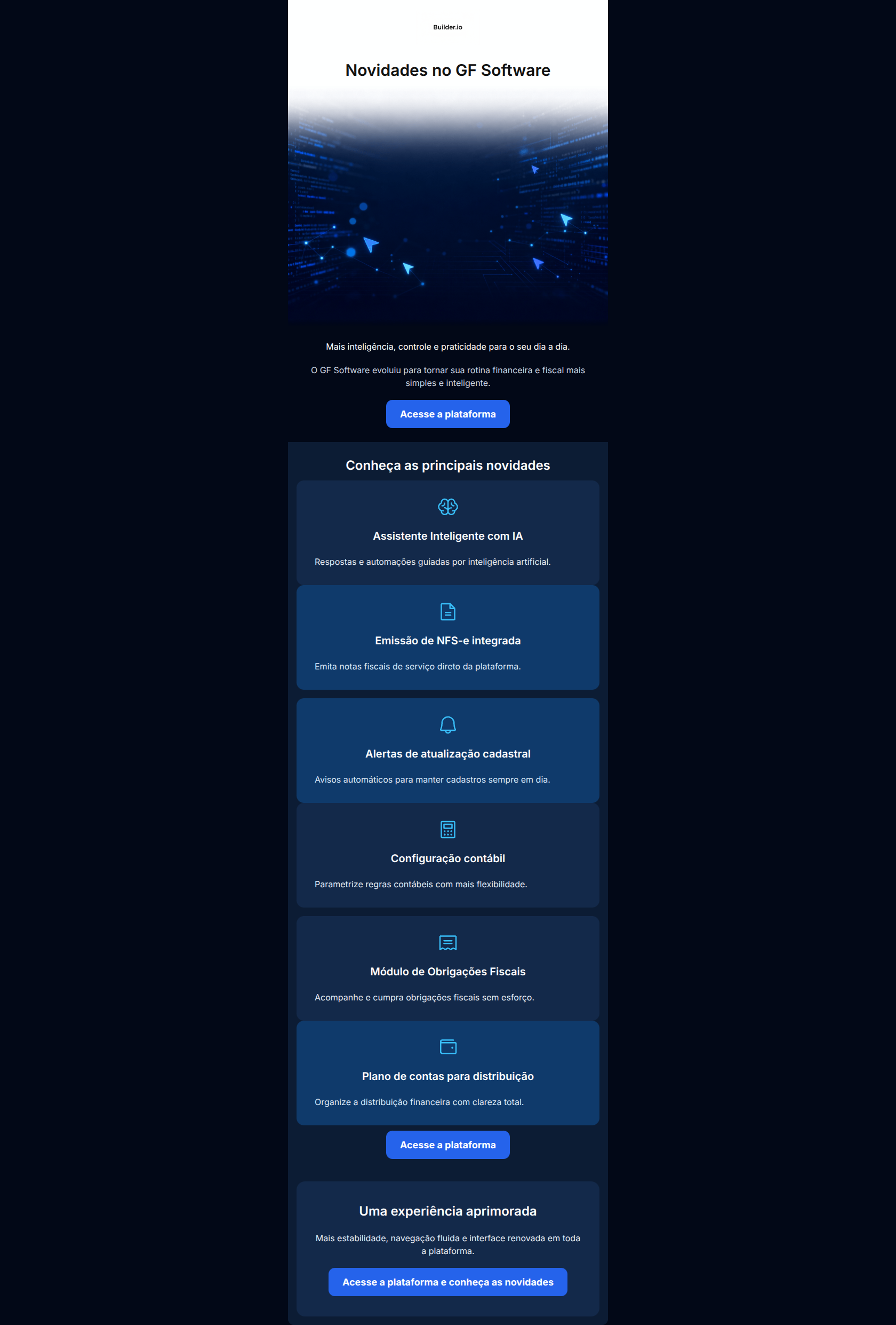 Email design: Conheça as novidades do GF Software (Clone)