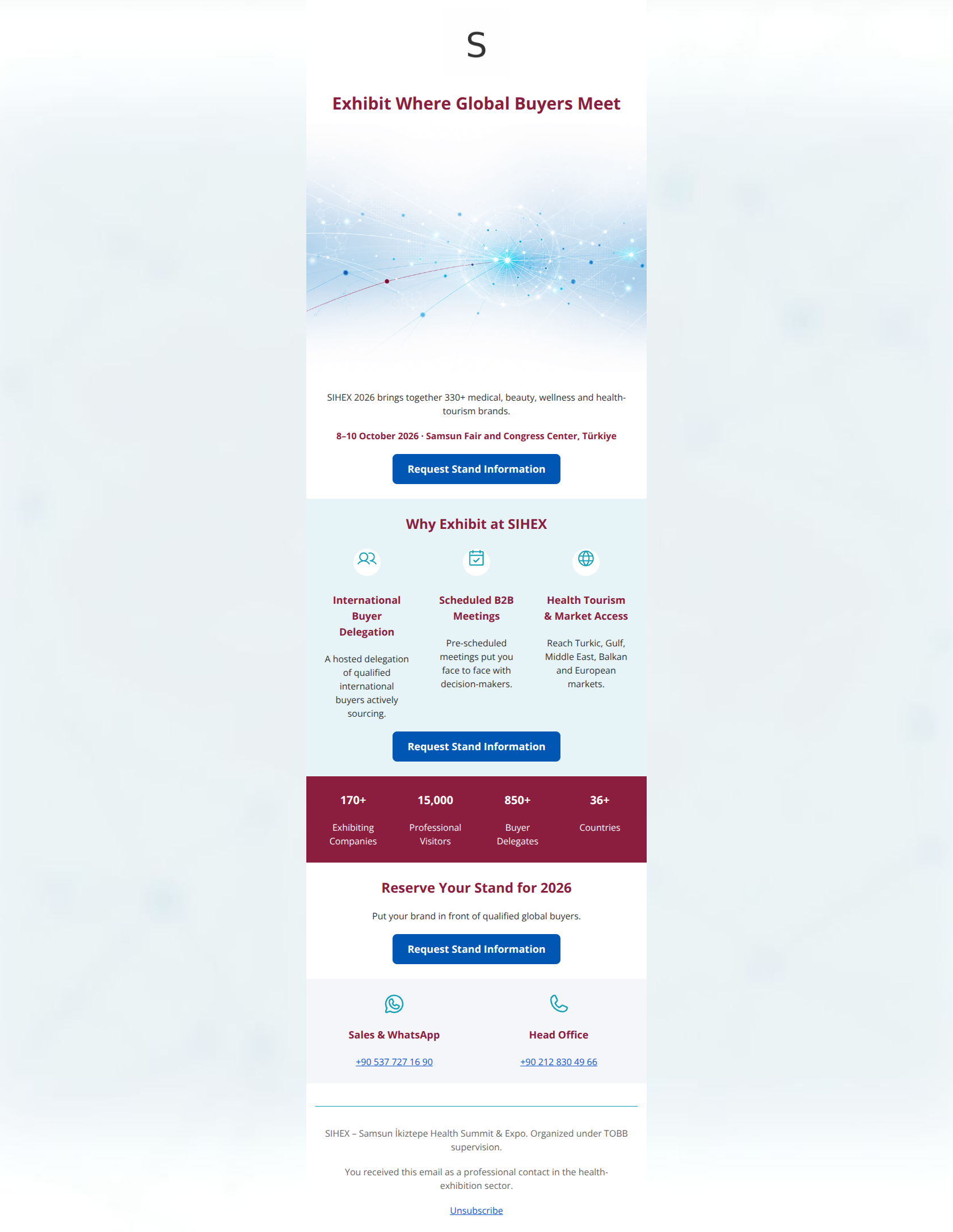 Email design: Sihexexpo: Your Gateway to Innovation