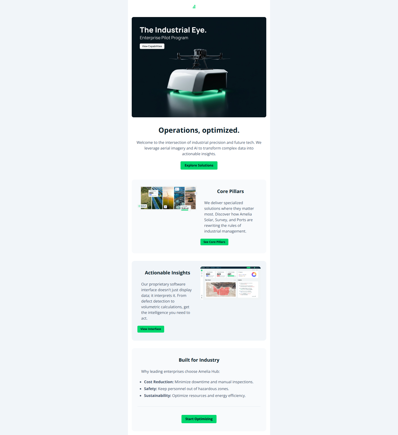 Email design: Industrial intelligence, evolved.