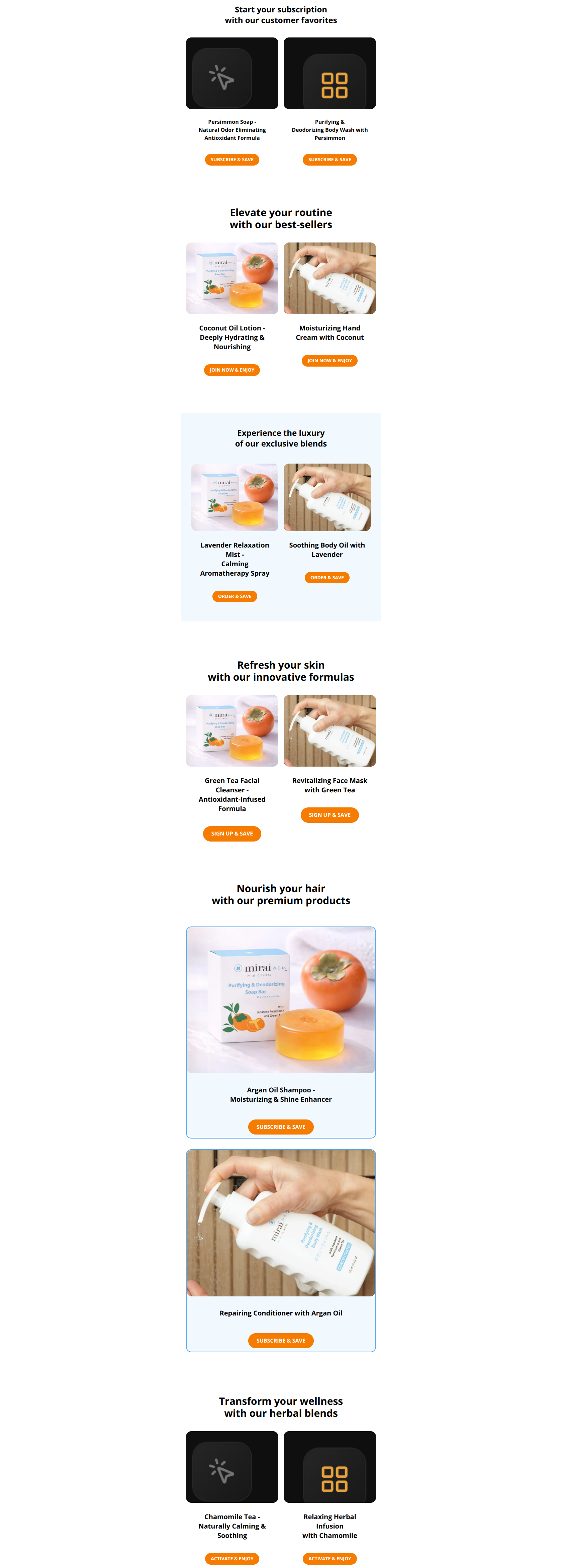 Email design: Start Subscribing with Fan Favorites