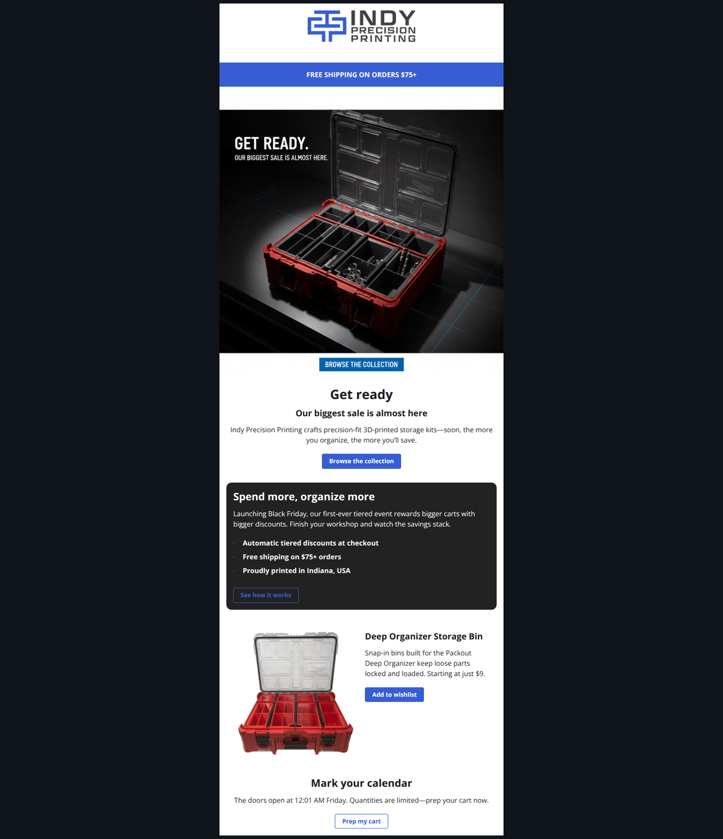 Email design: Our Black Friday Secret... (Clone)
