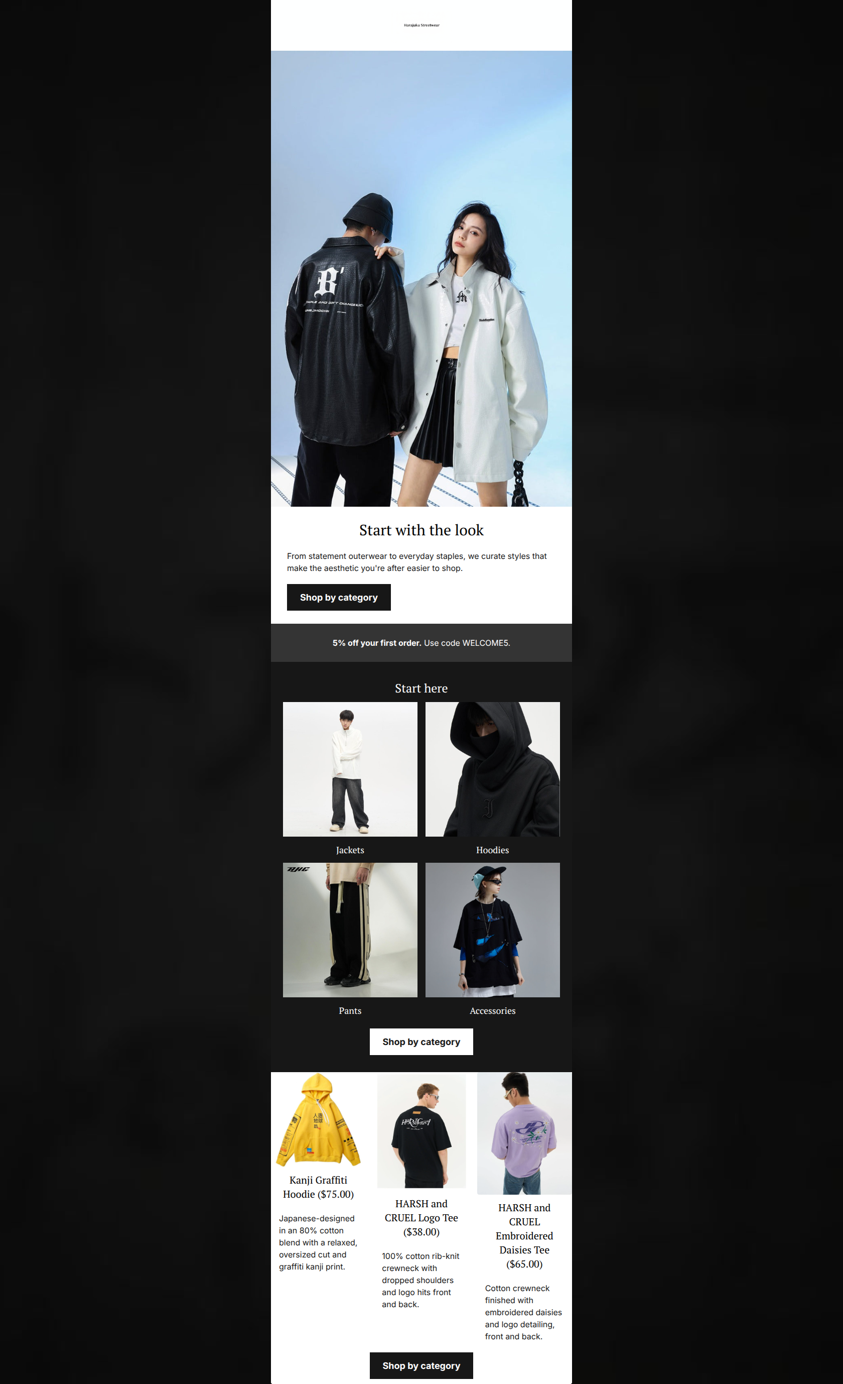Email design: Welcome in — start with the look (Clone)