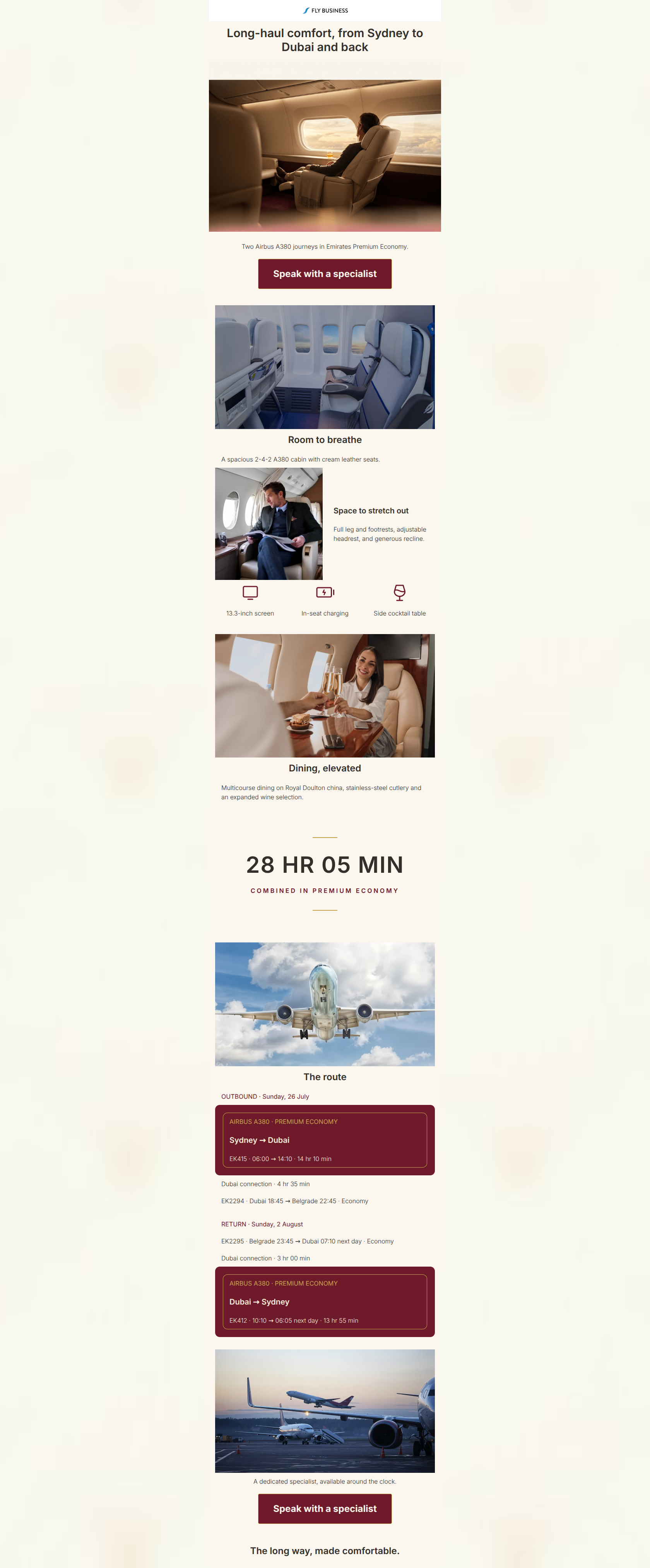 Email design: The long way, made comfortable