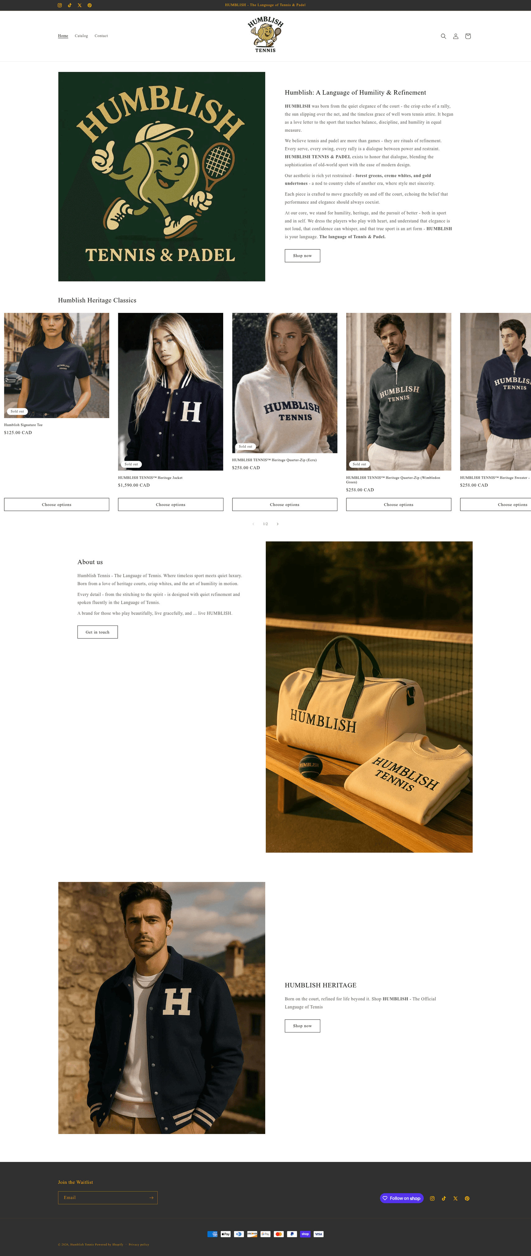 Screenshot of Humblish Tennis