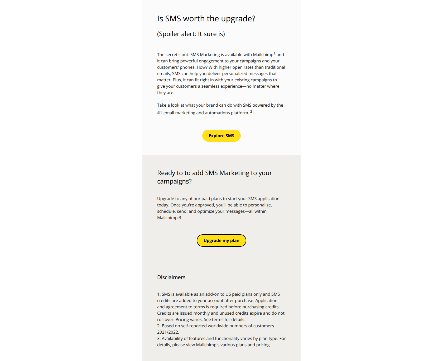 Email design: Is SMS worth the hype? (Spoiler: Yes) ๐ฑ