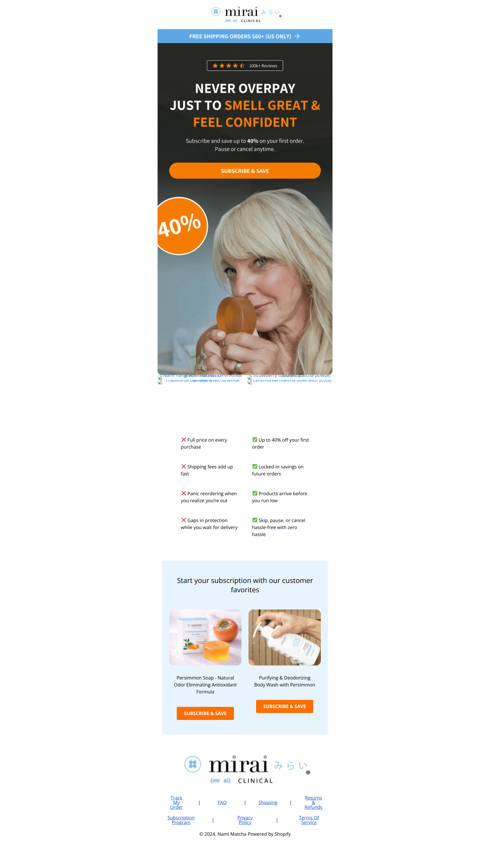 Email design: Figma Meets Nami Matcha