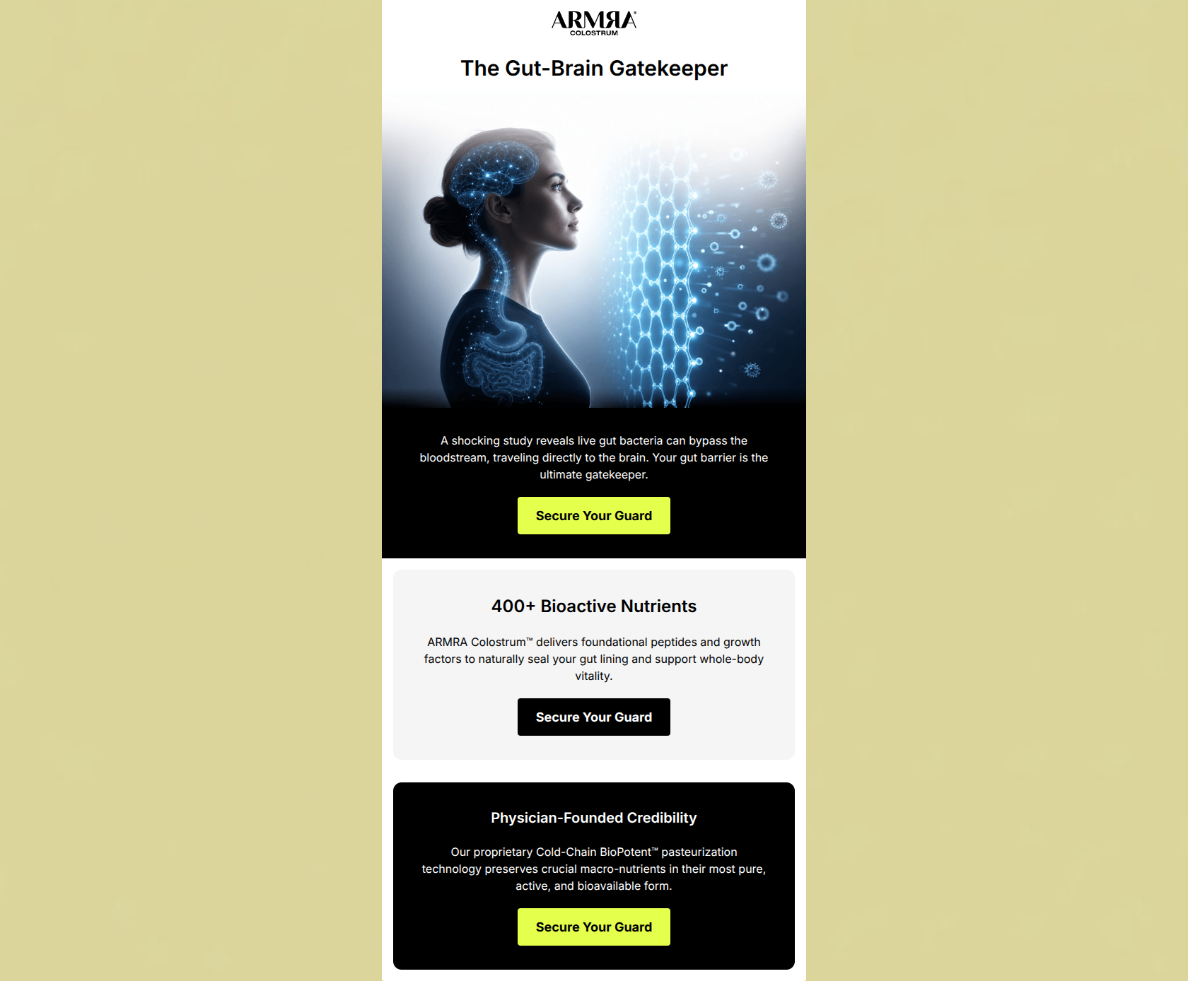 Email design: How gut bacteria reach your brain