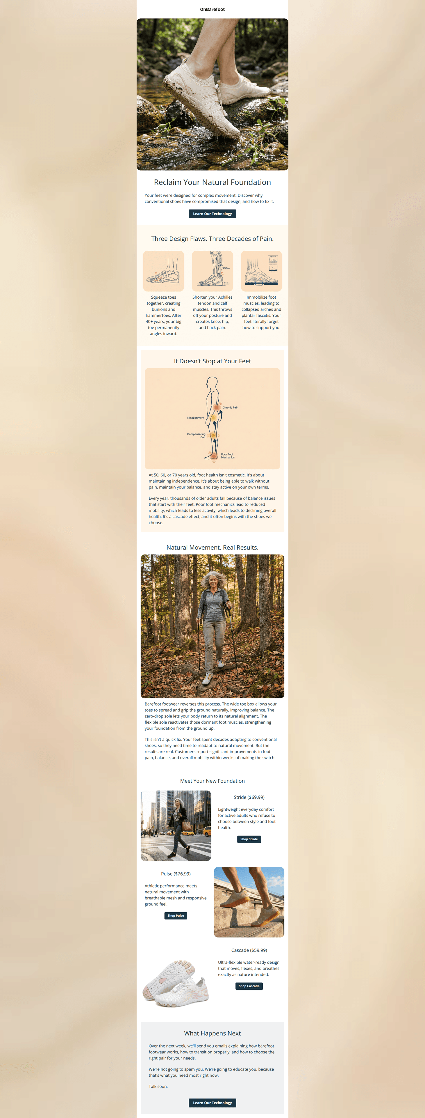 Email design: Welcome - Email 2