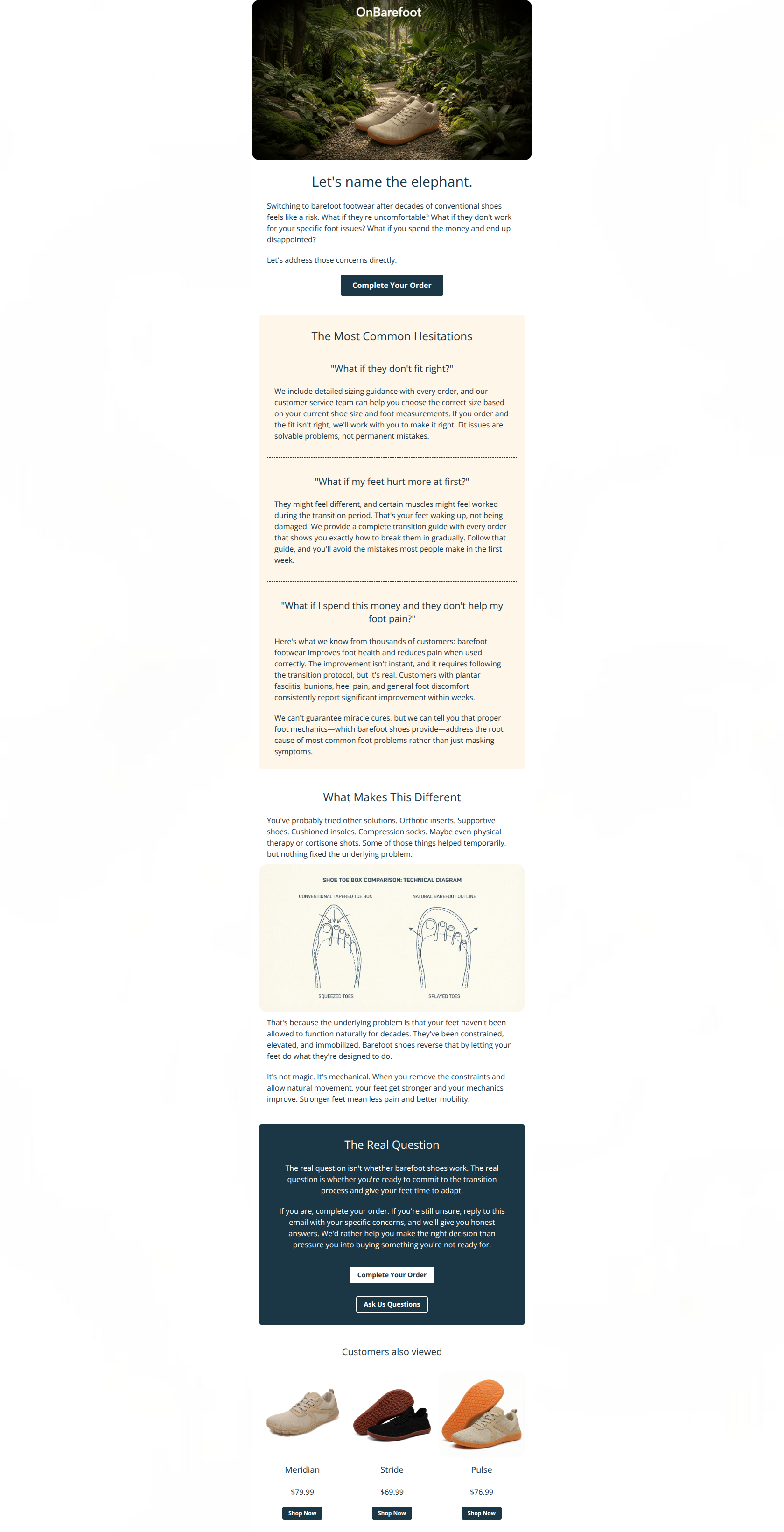 Email design: Abandoned - Email 3