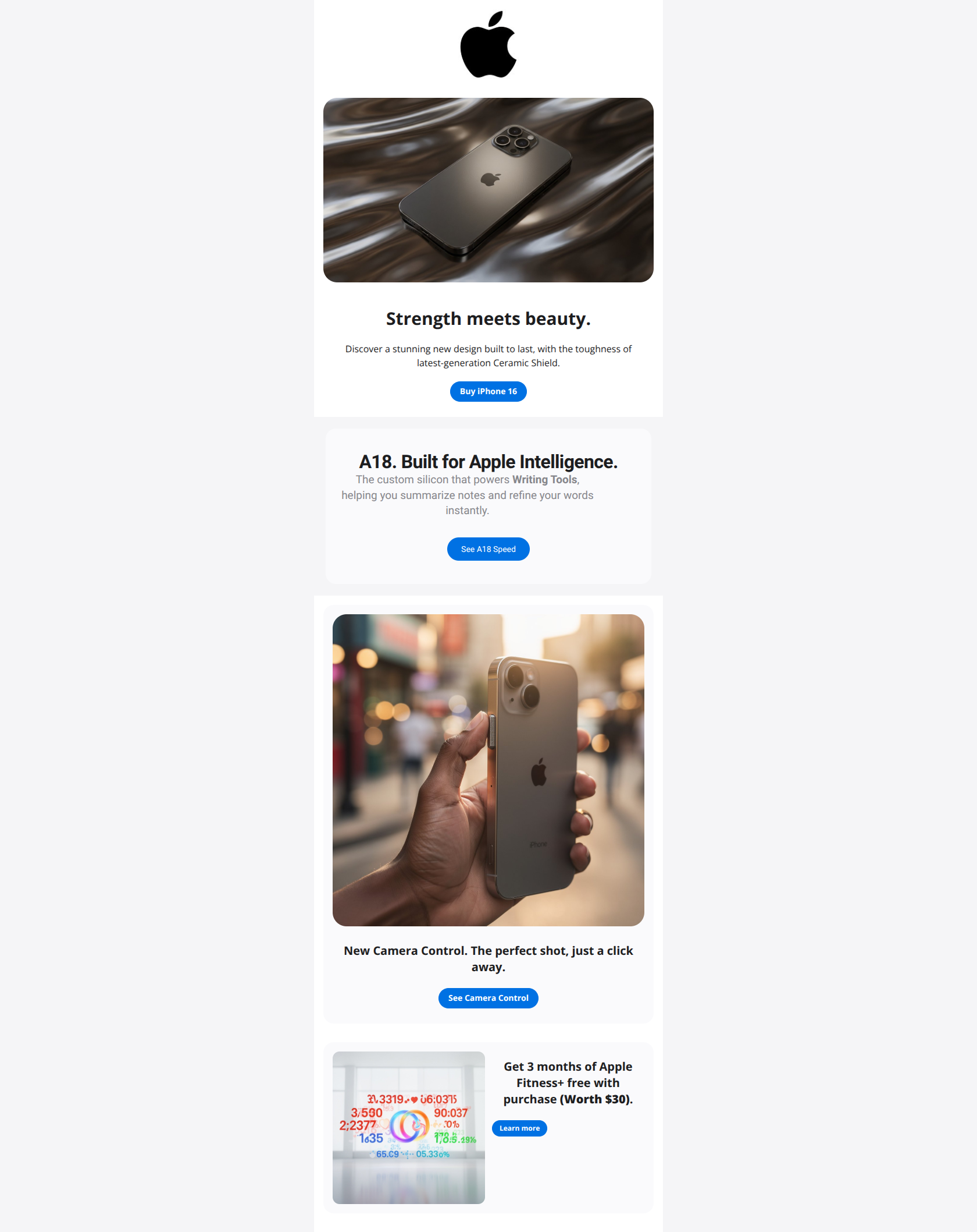 Email design: Welcome to liquid glass.