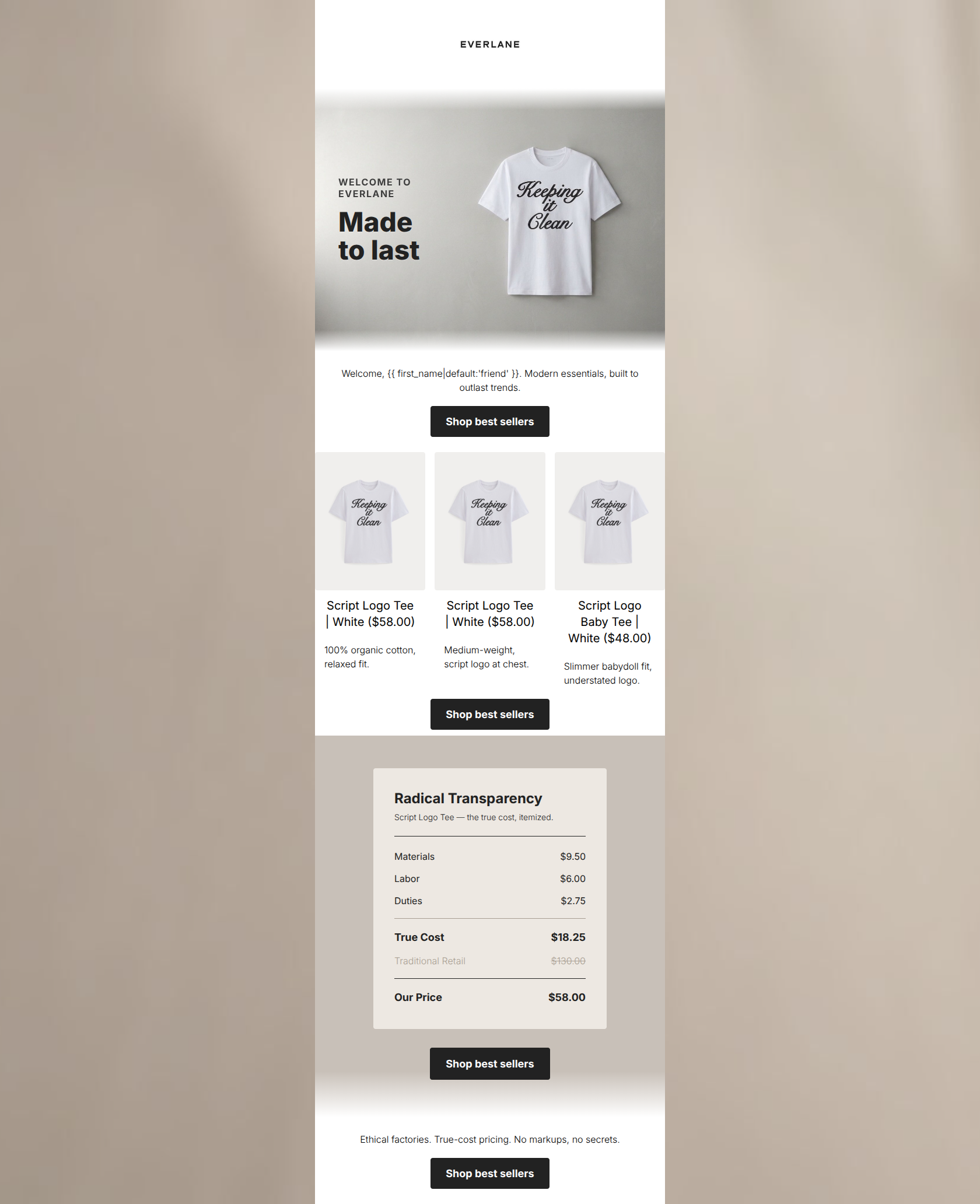 Email design: Welcome. Here's what we do differently.