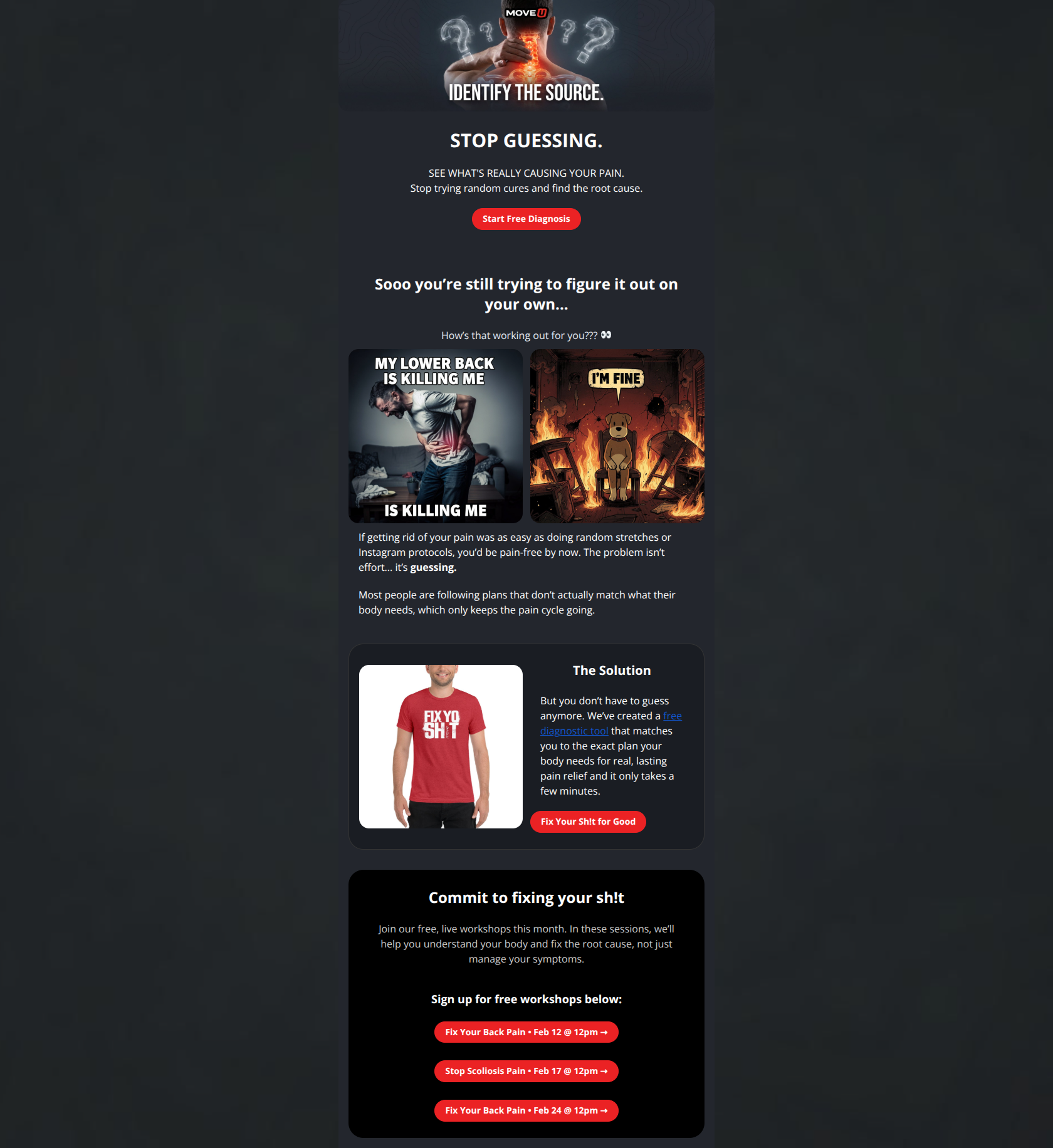 Email design: Stop Guessing. Fix Your Sh!t.