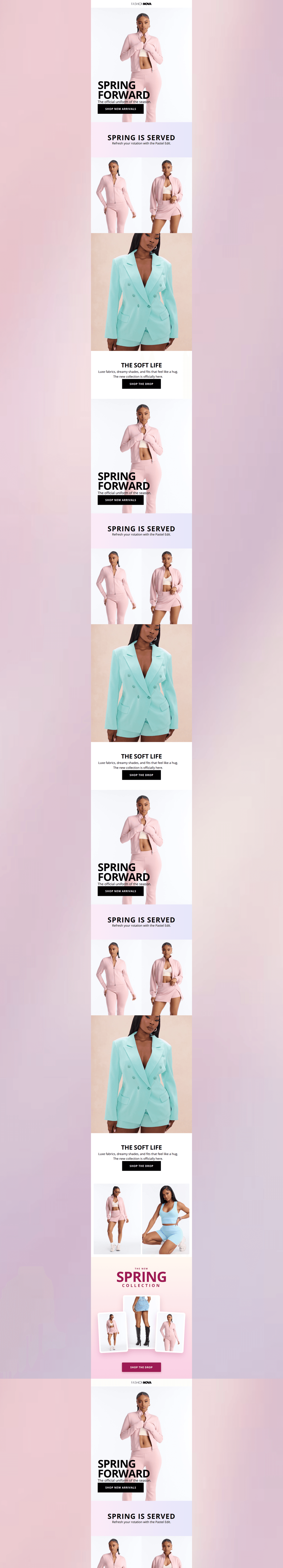 Email design: Spring is served πΈβ¨