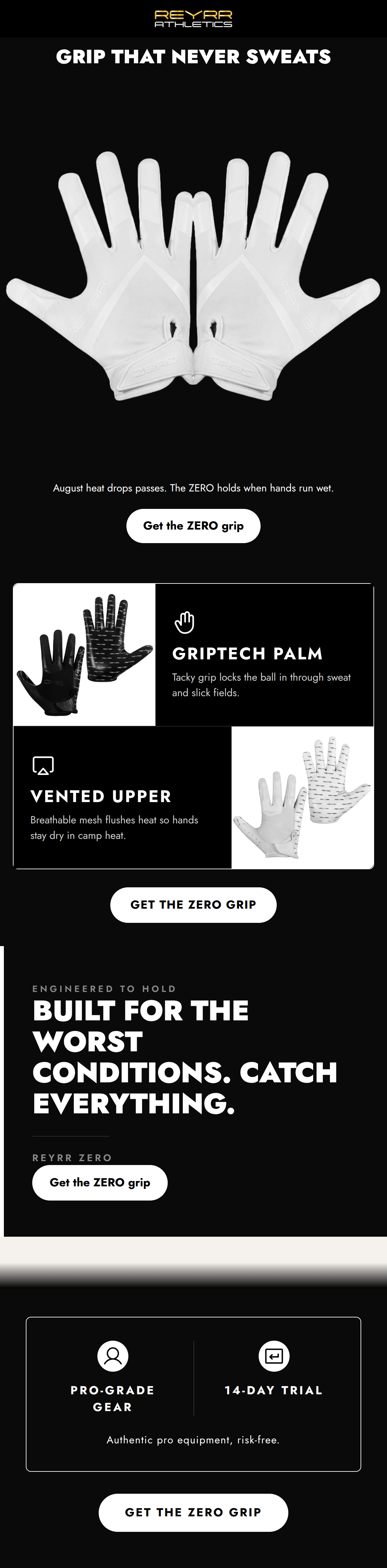 Email design: Drop one pass and you're on the bench