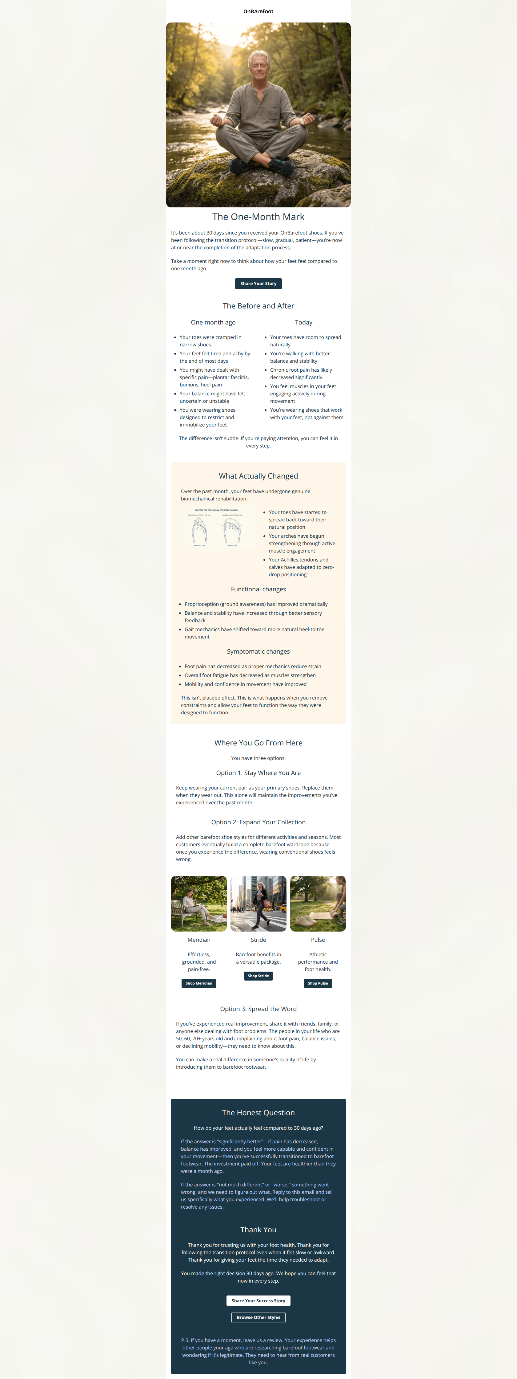 Email design: Post Purchase - Email 4