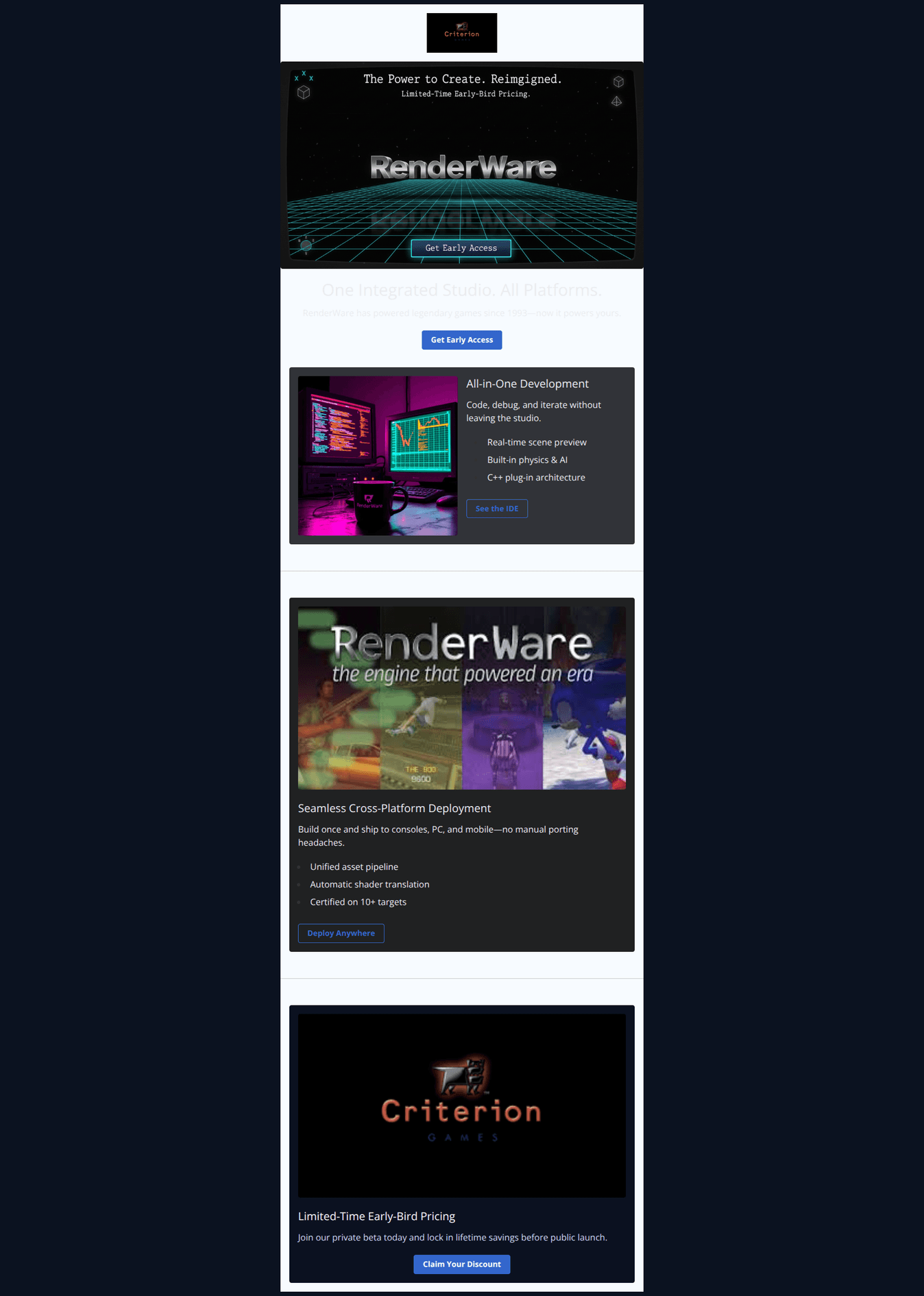 Email design: The OG Engine is Back ๐ฟ (Clone)