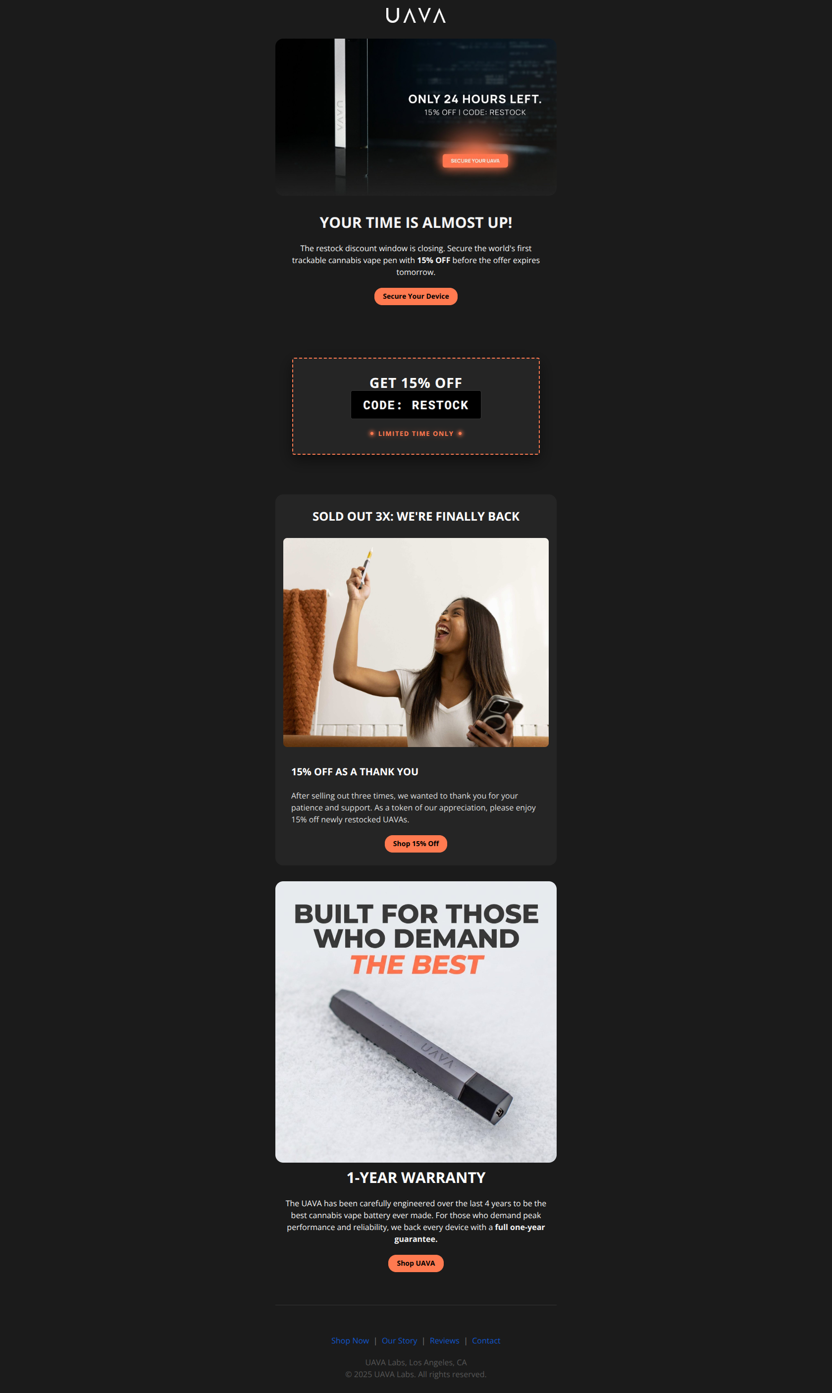 Email design: #3 Web Signup Relaunch Email