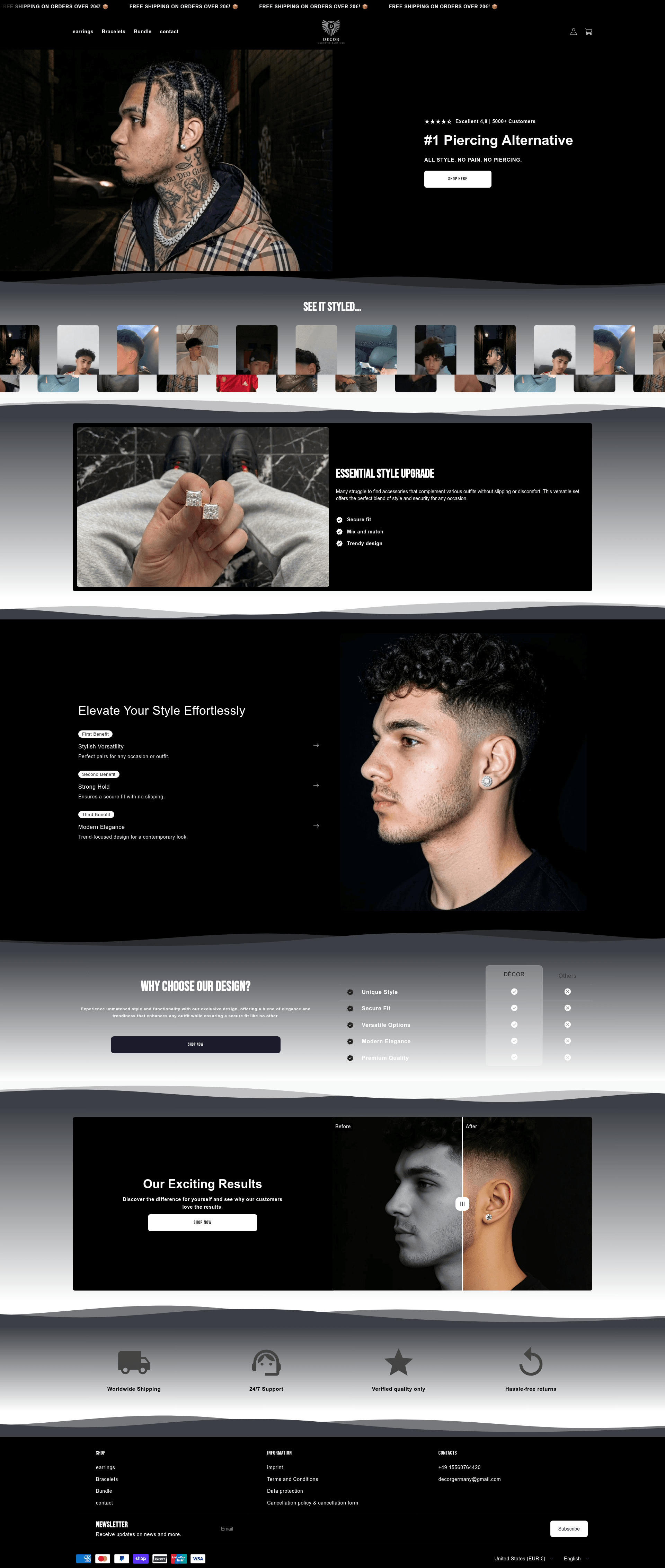 Screenshot of DÉCOR