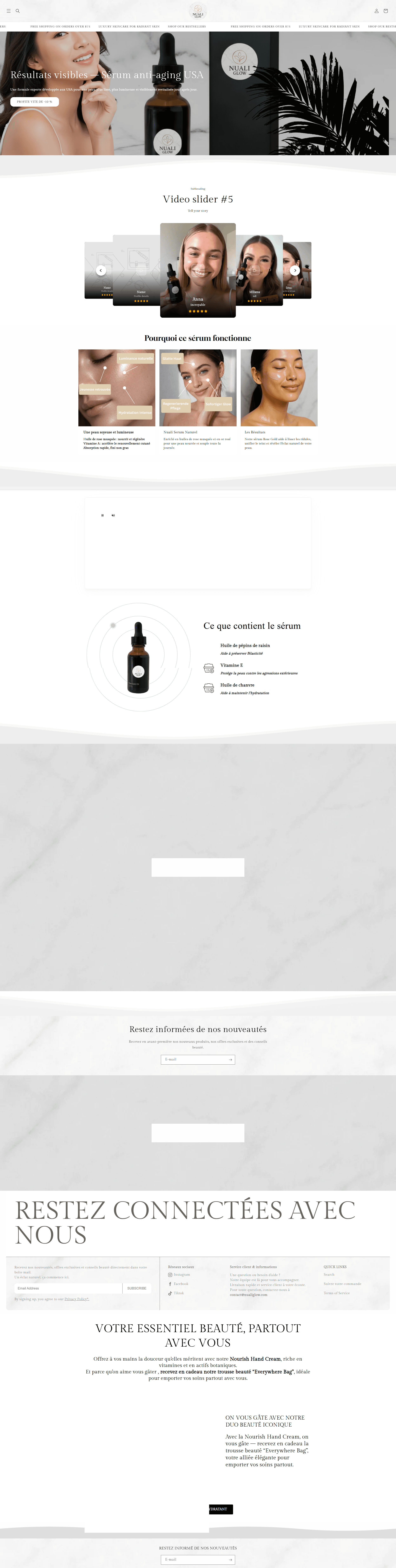 Screenshot of Nuali Glow