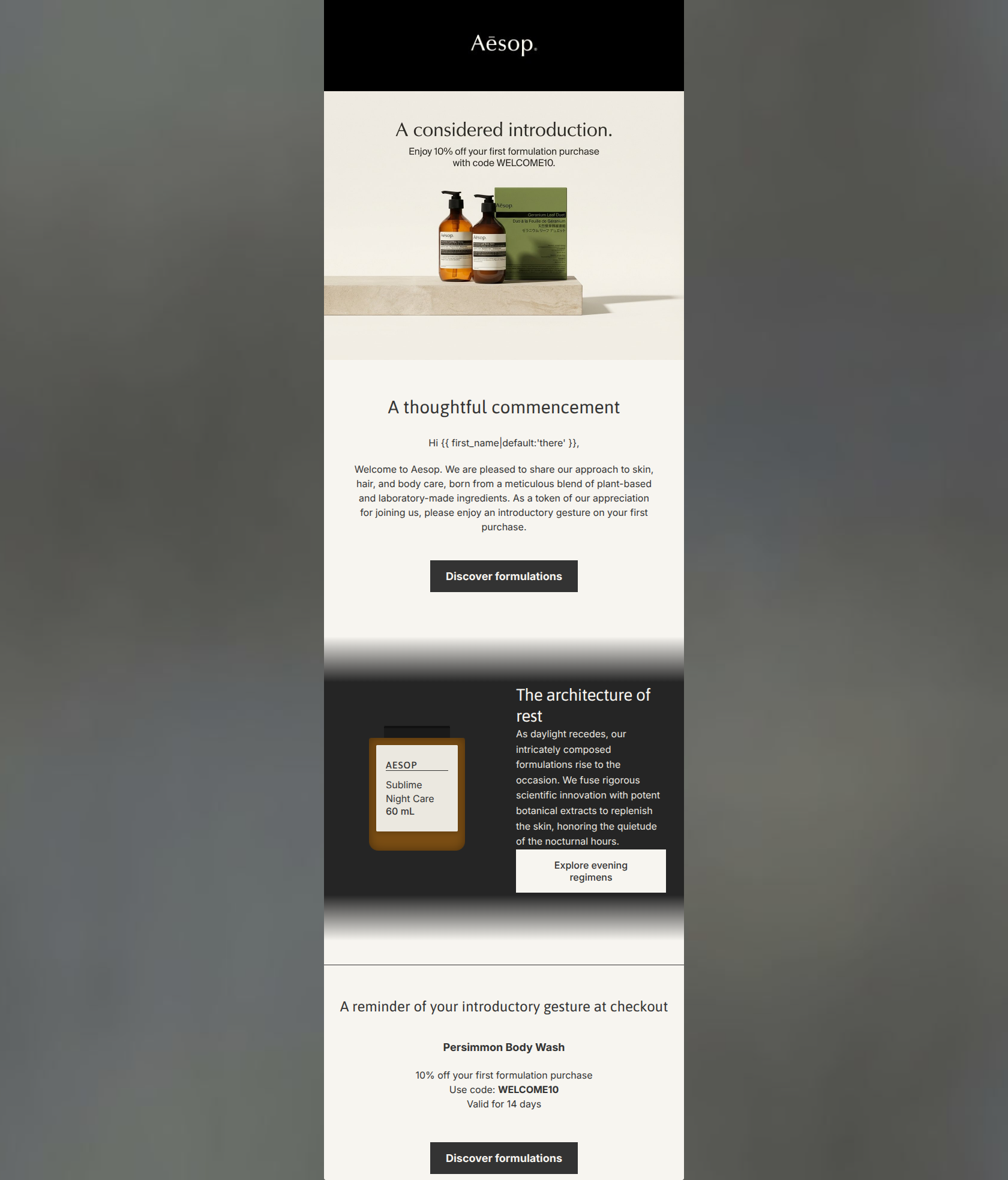 Email design: An introduction to Aesop
