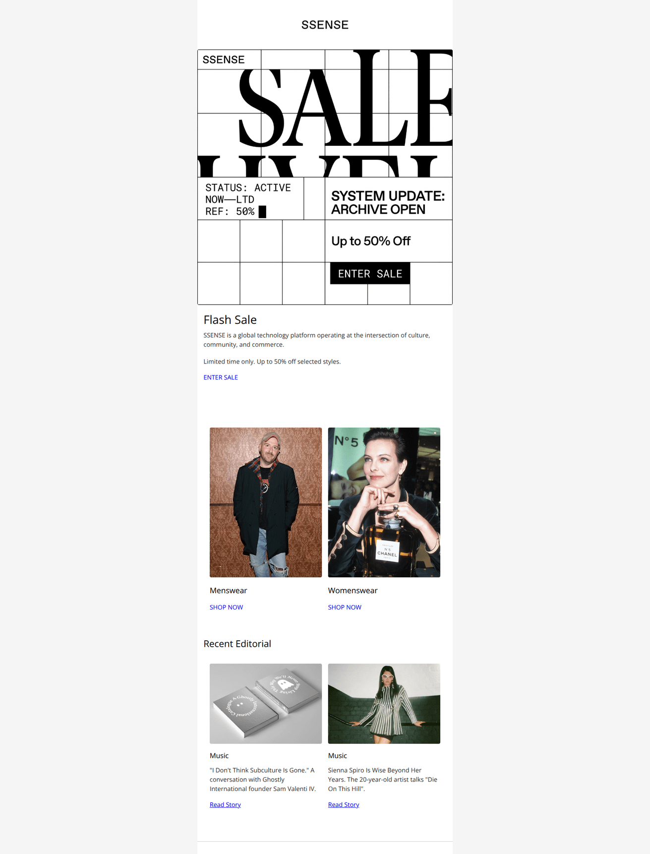 Email design: ⚡️ Flash Sale Ends Tonight!