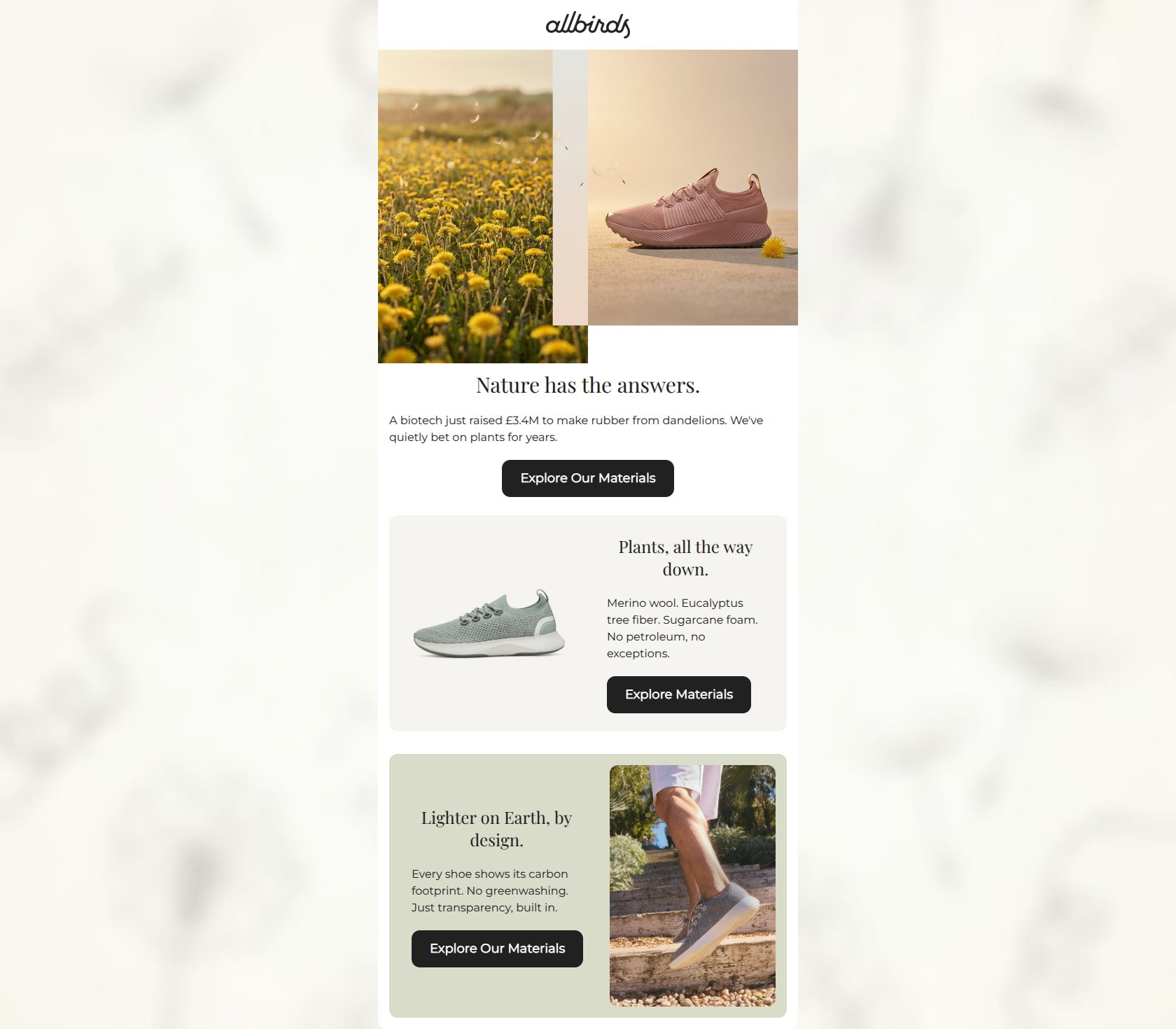 Email design: The future of rubber is weeds?