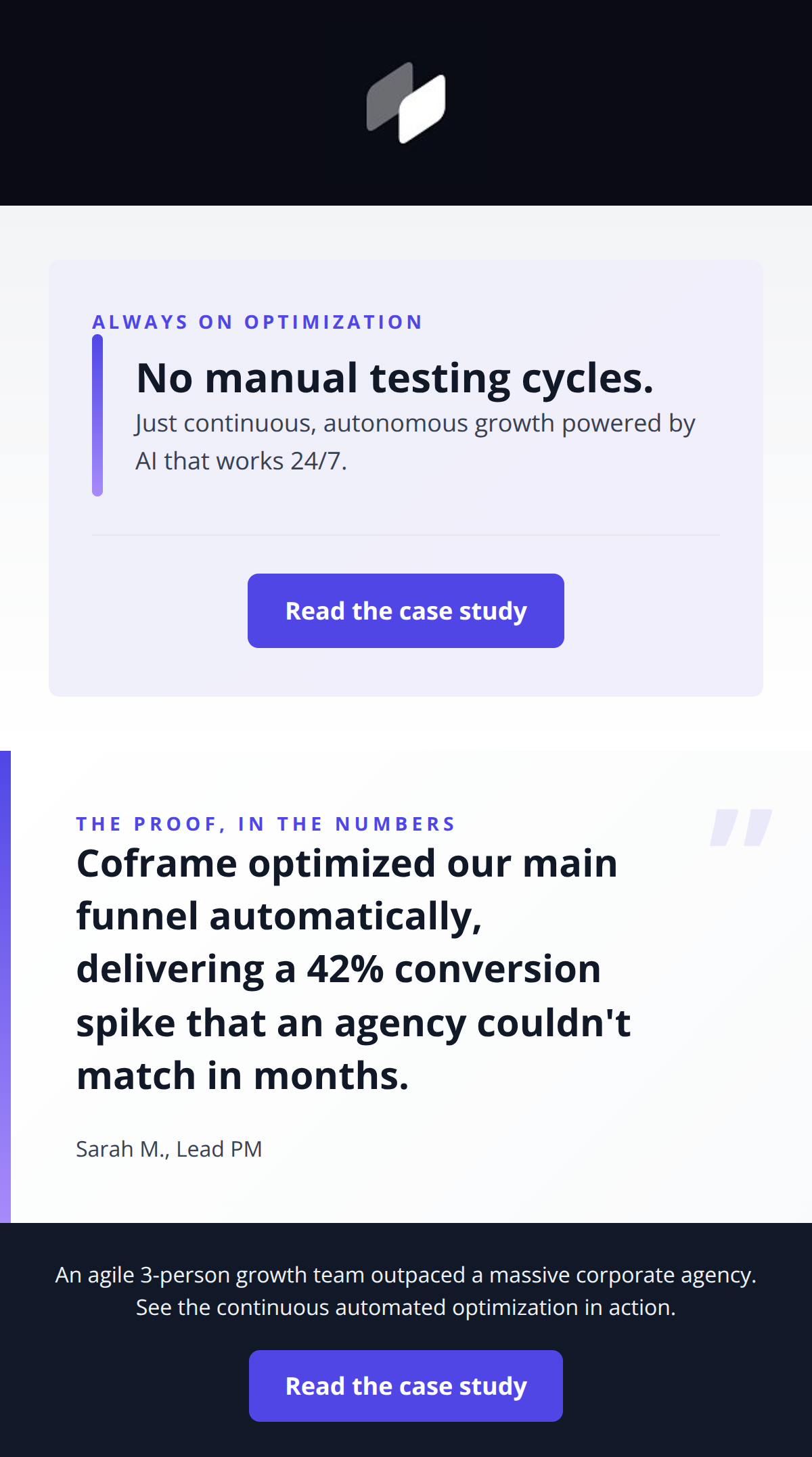Email design: How a 3-person growth team beat an enterprise agency