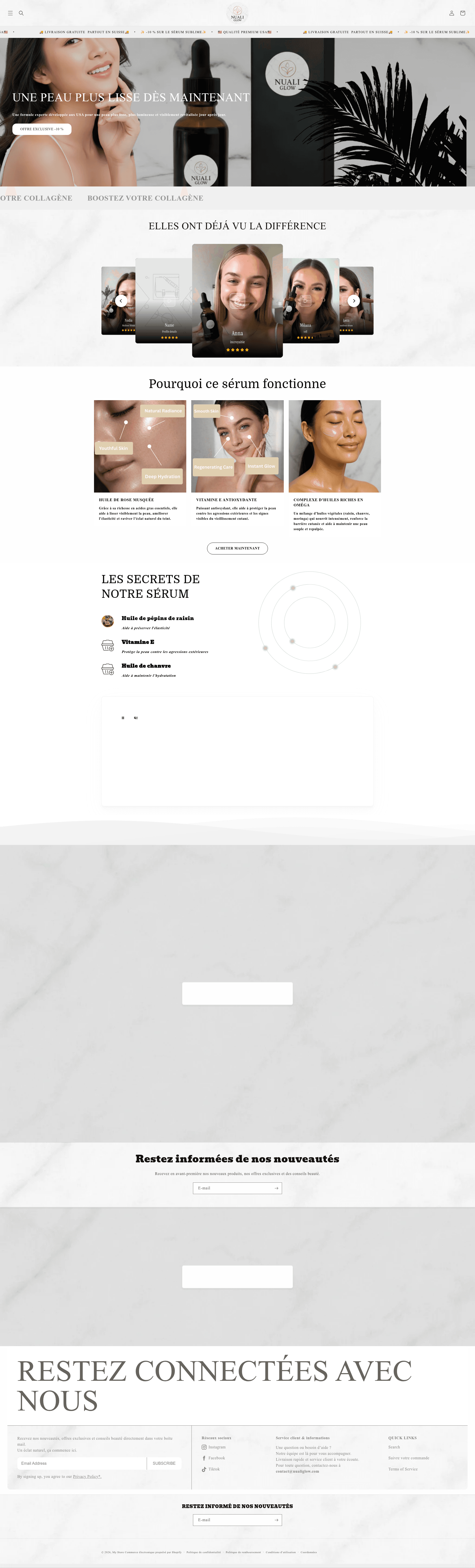 Screenshot of Nuali Glow