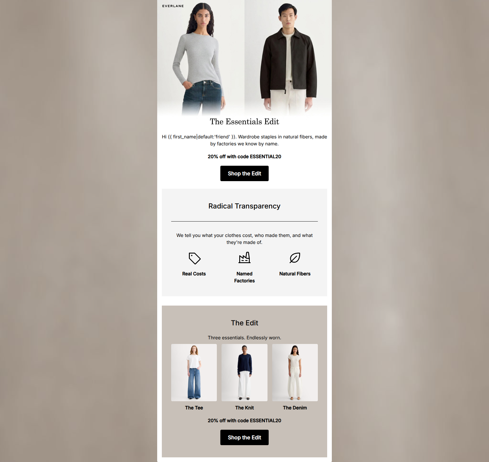 Email design: The Essentials Edit