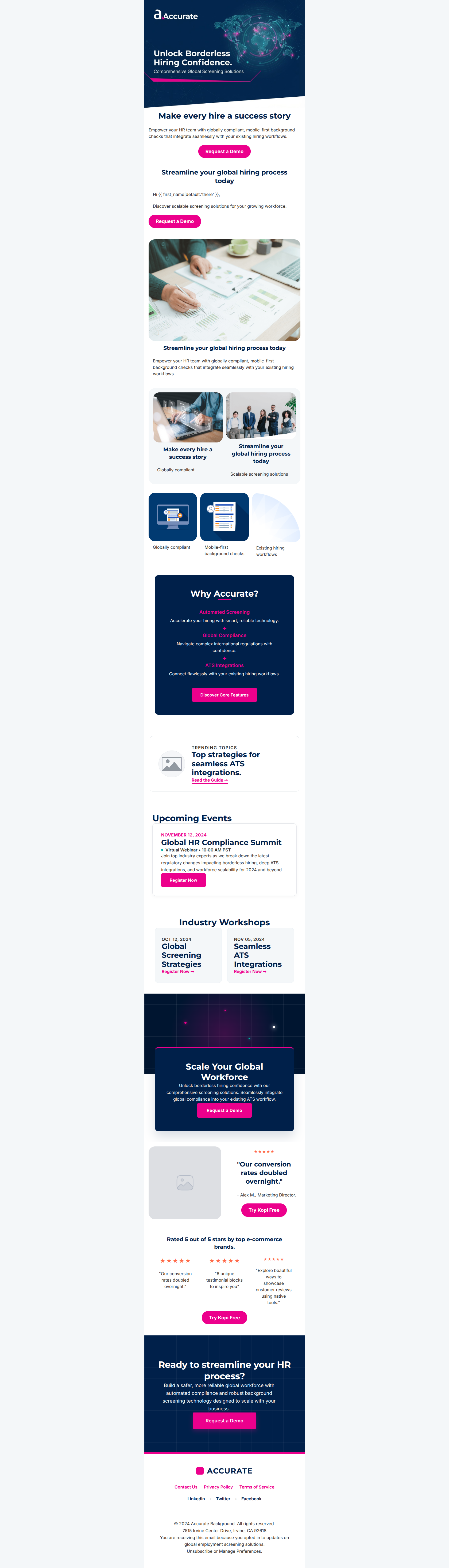 Email design: Streamline your global hiring process today