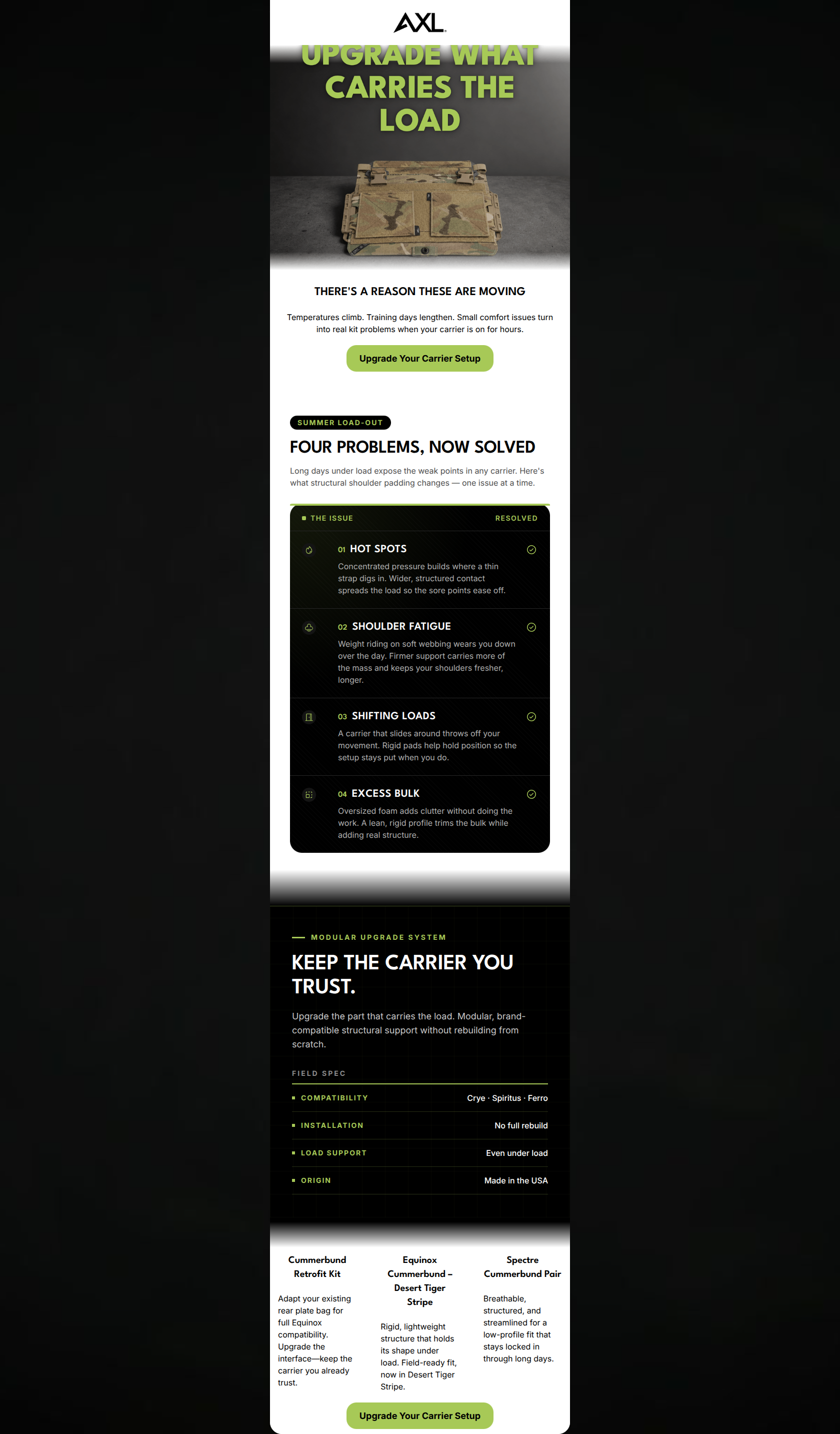 Email design: This Summer Upgrade Is Moving Fast.