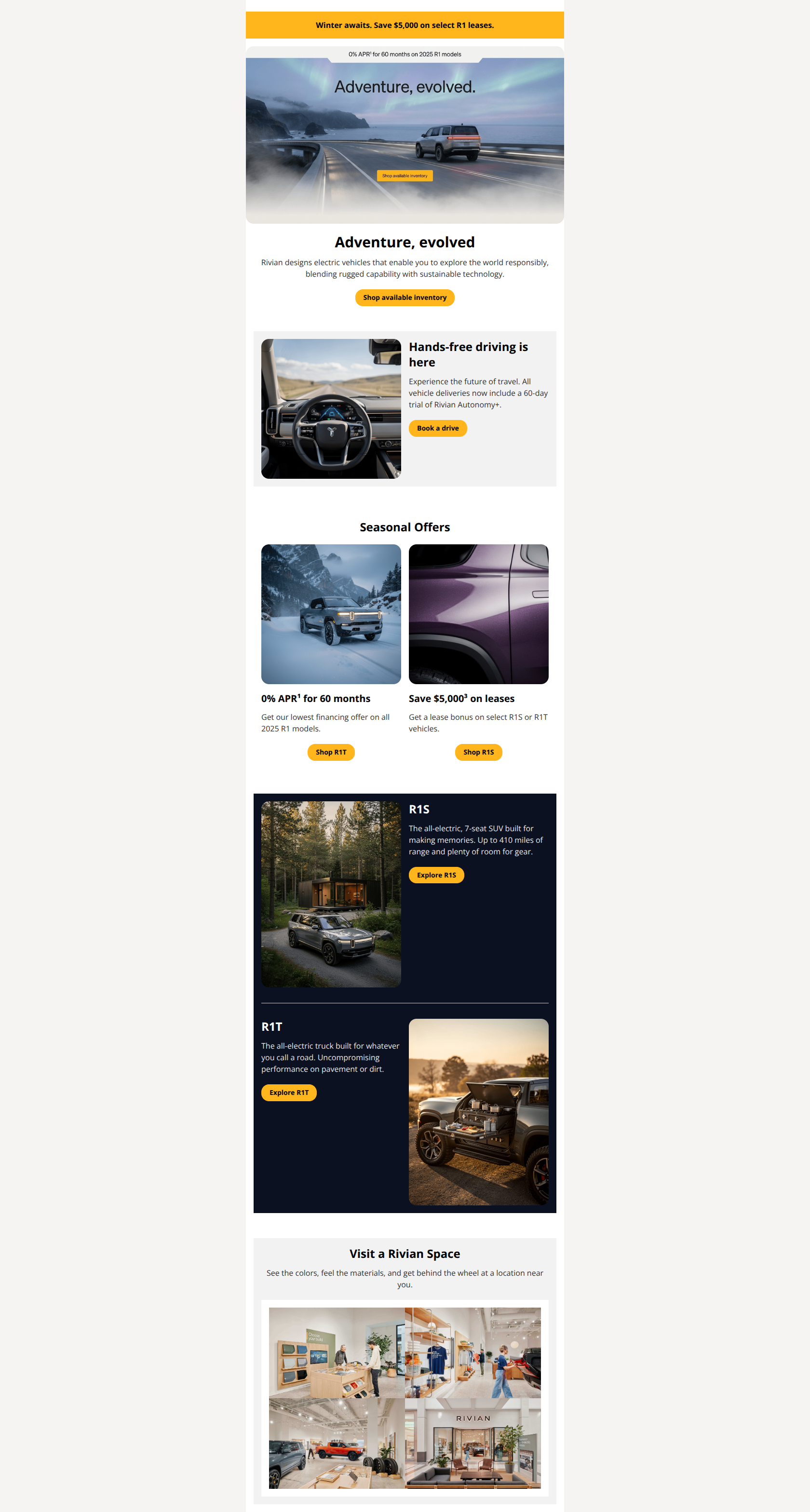 Email design: Your Future Awaits!