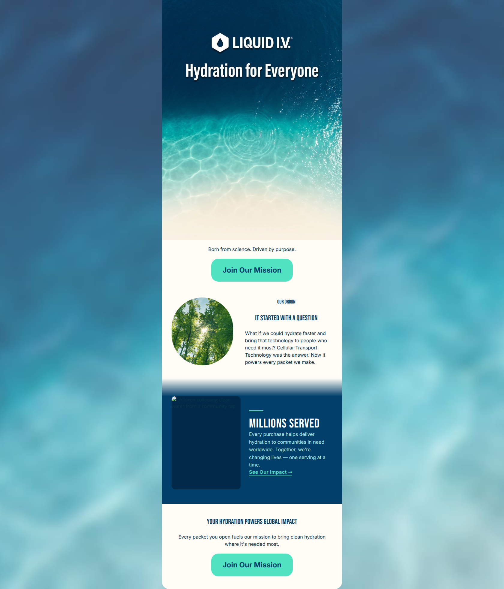 Email design: Why We Started Liquid I.V.