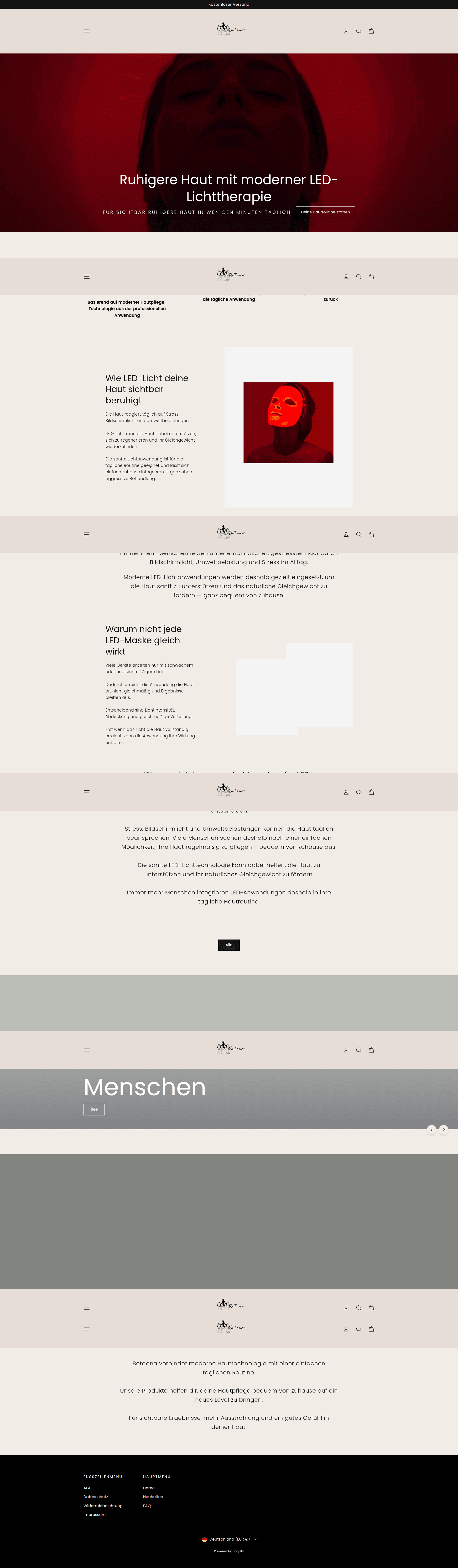 Screenshot of BeTaona